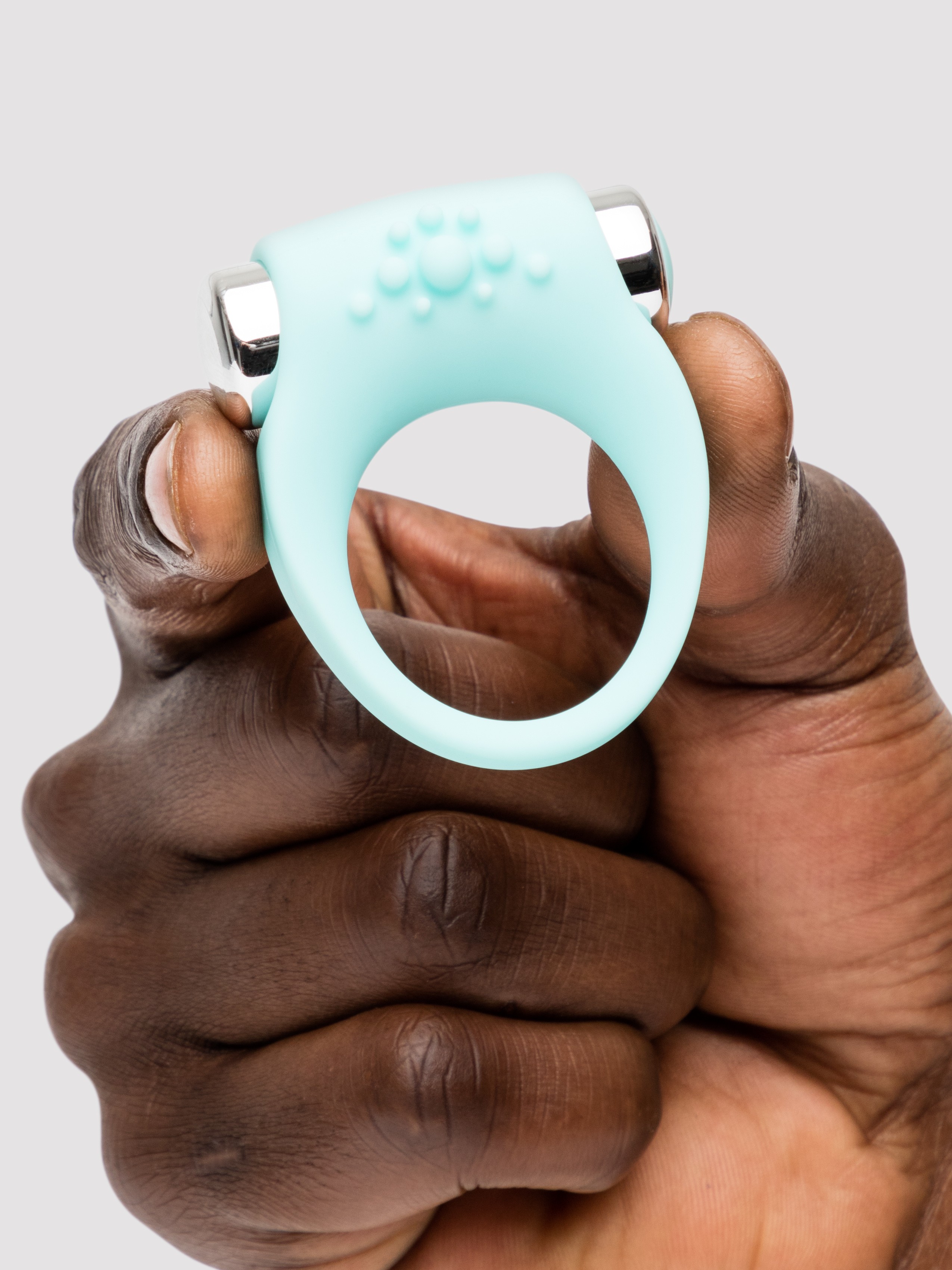 Lovehoney Buzz Vibrating Love Ring, Blue, hi-res