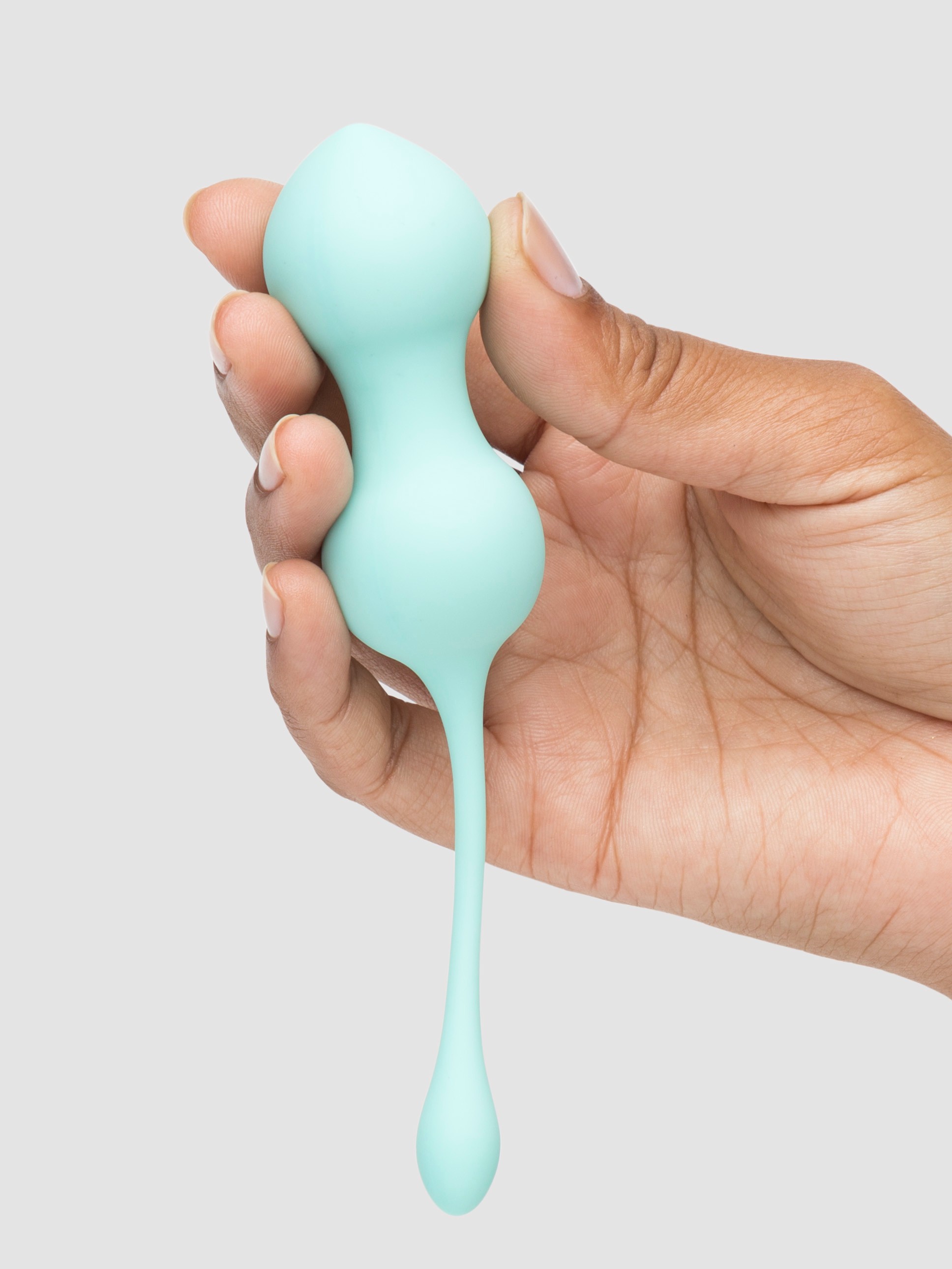 Lovehoney Embrace Silicone Kegel Balls 55g, Blue, hi-res