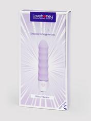 Lovehoney Ripple 10 Function Silicone Wavy Vibrator , Purple, hi-res