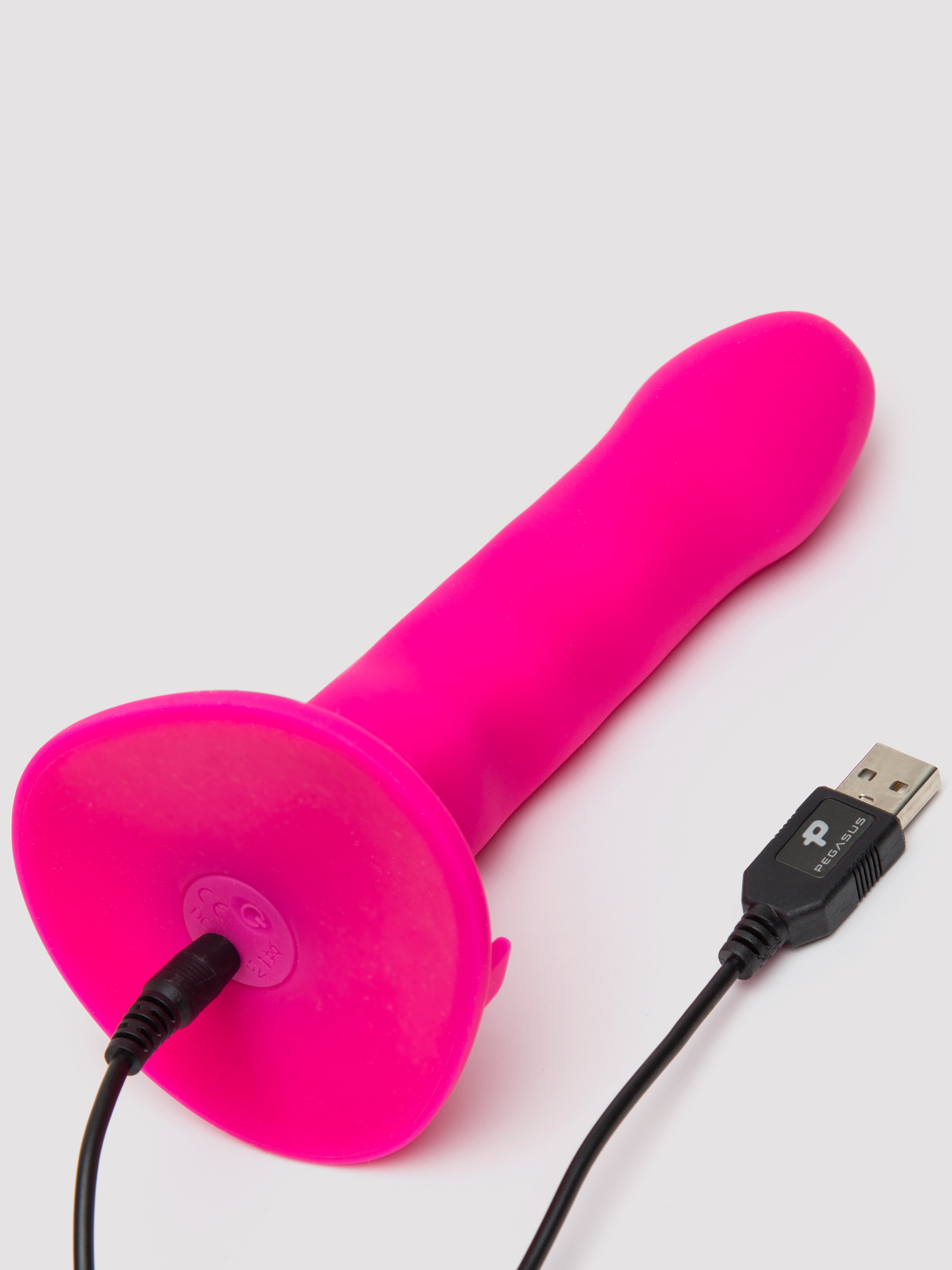 Pegasus Remote Control Rippled Strap-On Harness Kit, Pink, hi-res