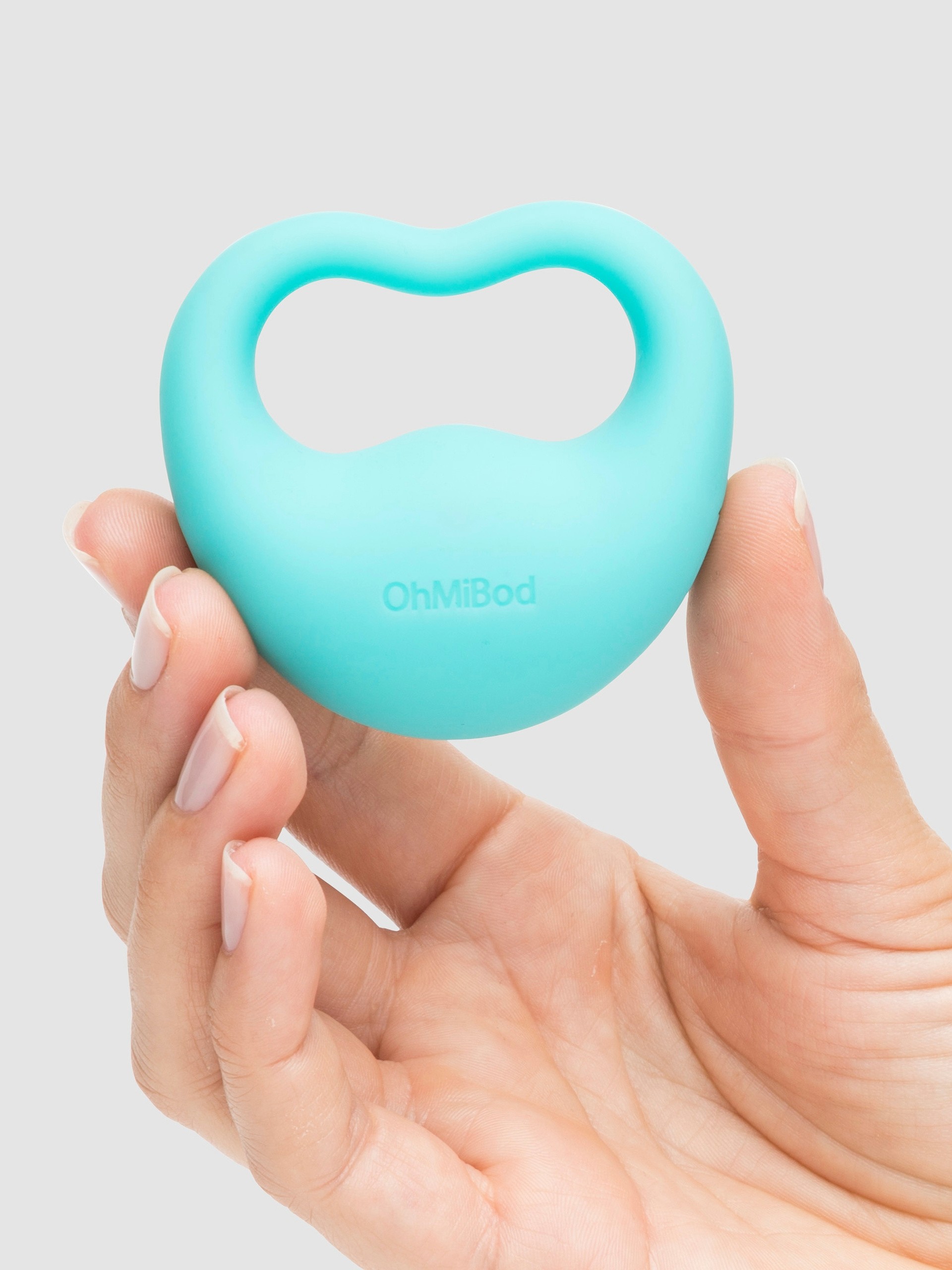 OhMiBod LoveLife Rev Rechargeable Easy-Grip Finger Massager, Blue, hi-res