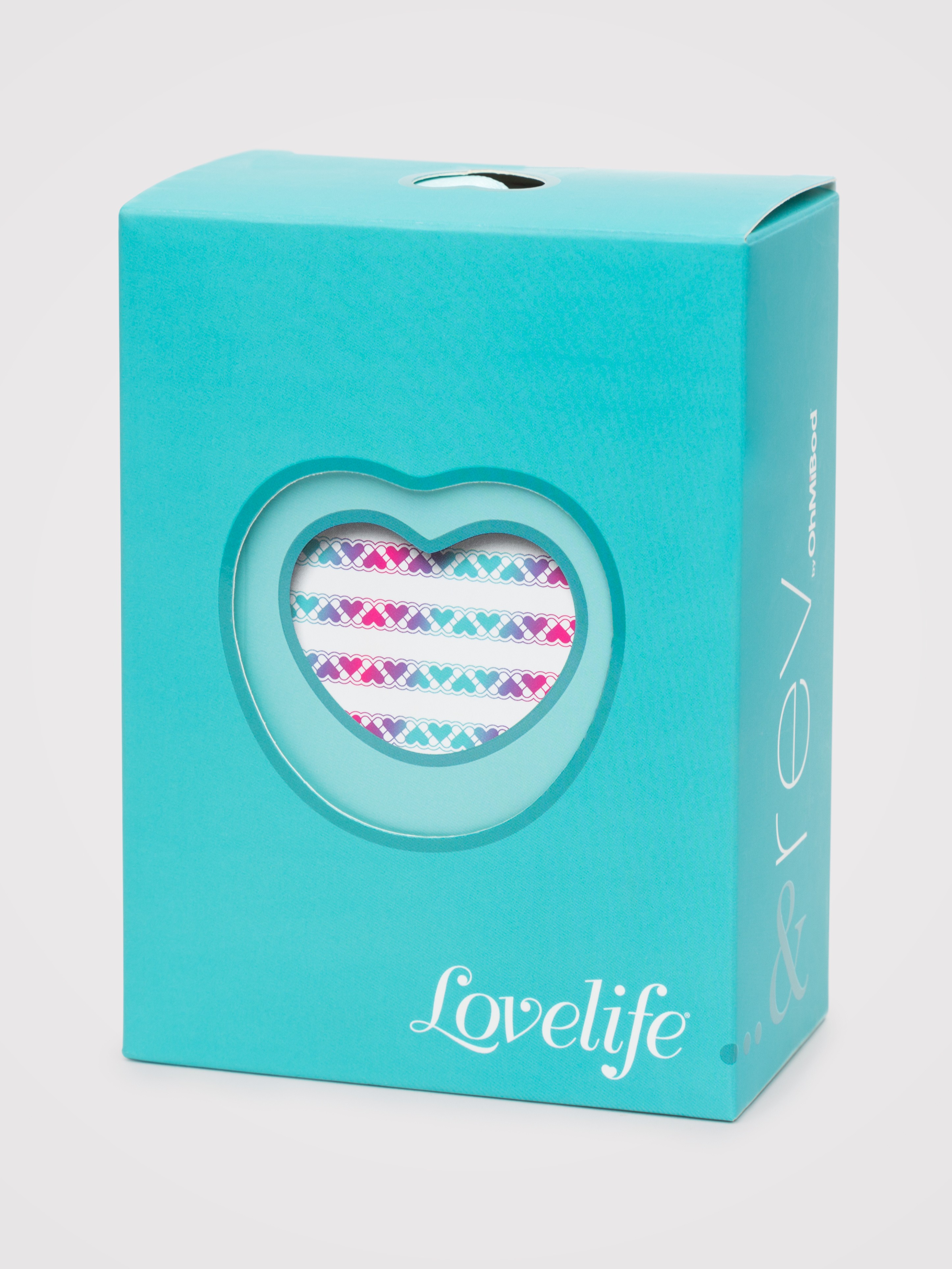 OhMiBod LoveLife Rev Rechargeable Easy-Grip Finger Massager, Blue, hi-res