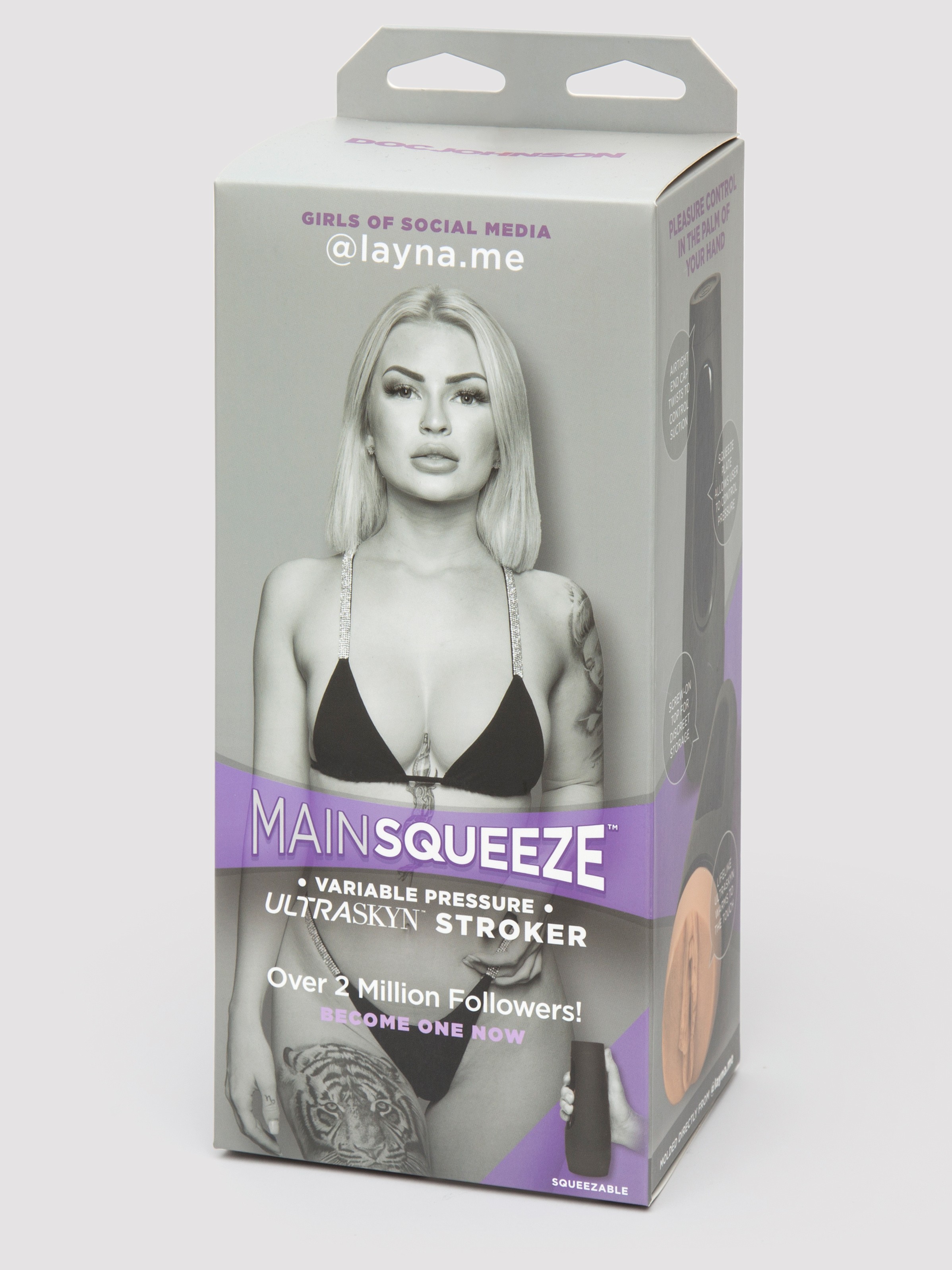 Main Squeeze @layna.me Realistic Vagina, Flesh Pink, hi-res