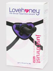 Lovehoney Advanced Rechargeable Vibrating Strap-On Harness Kit 6 Inch, Black, hi-res