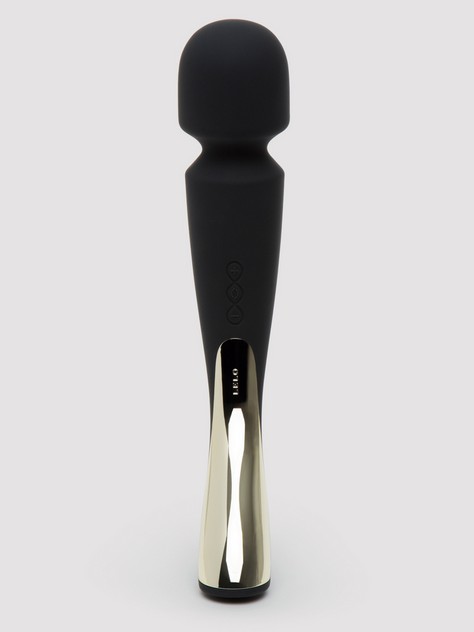 Lelo Smart Wand 2 Large Rechargeable Vibrator, Black, hi-res