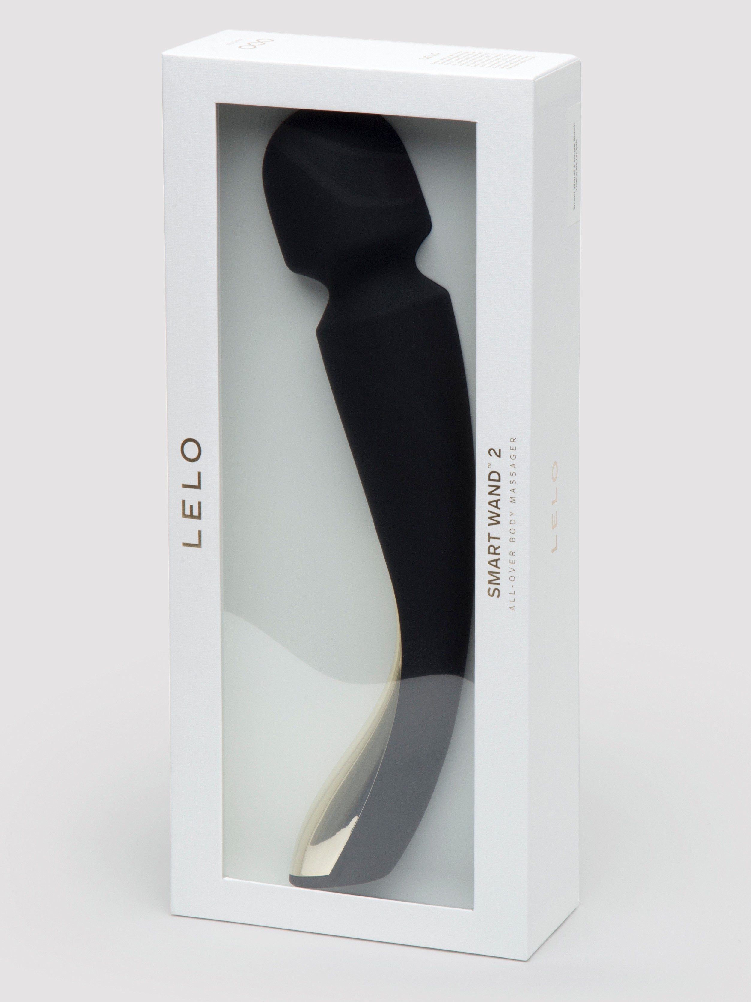 Lelo Smart Wand 2 Large Rechargeable Vibrator, Black, hi-res