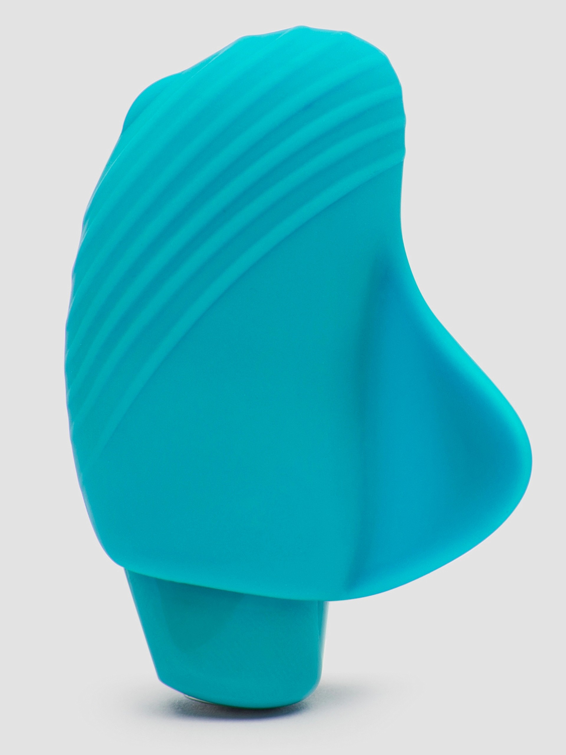 KEY by Jopen 5 Function Silicone Finger Vibrator, Blue, hi-res