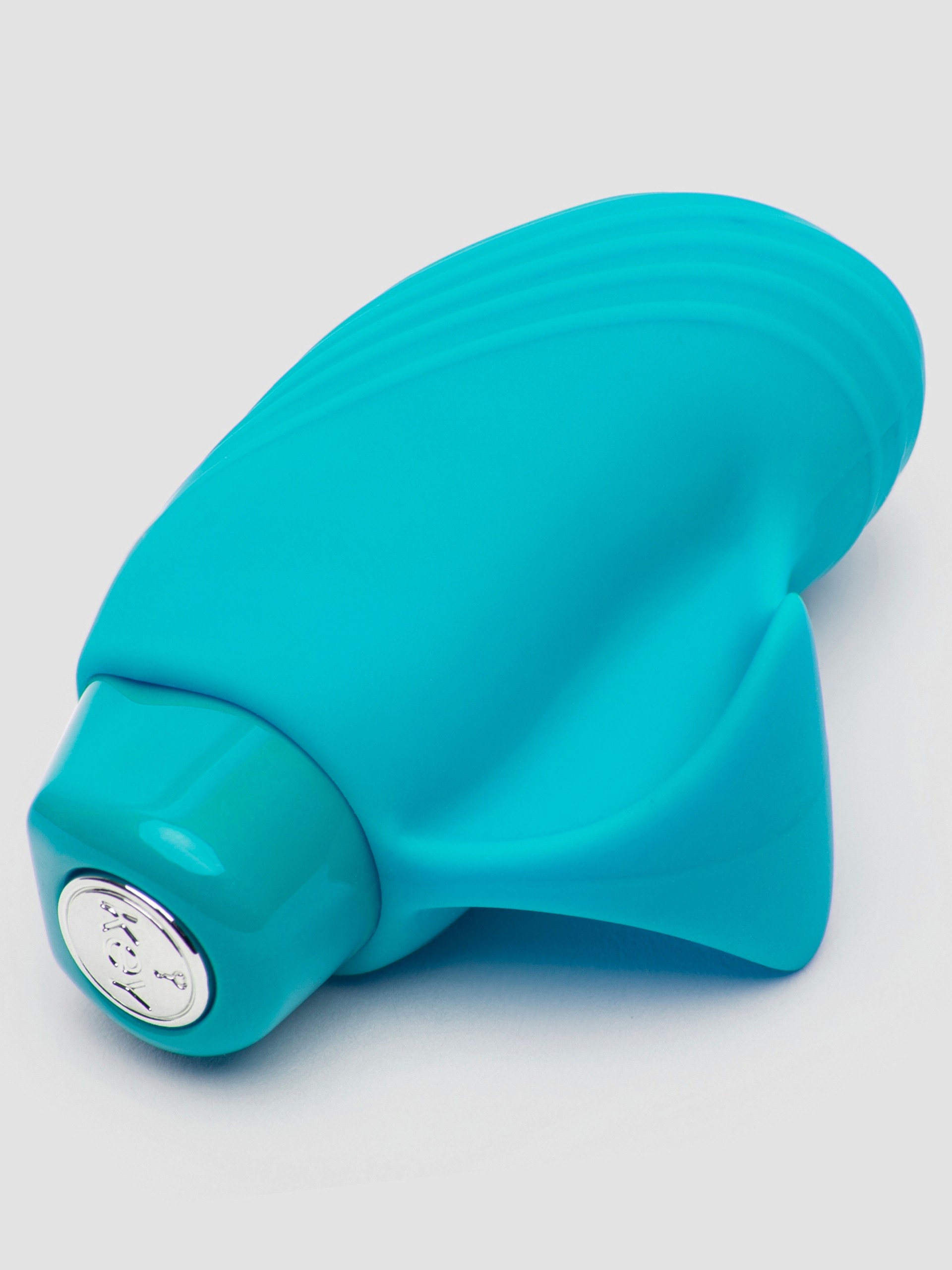 KEY by Jopen 5 Function Silicone Finger Vibrator, Blue, hi-res