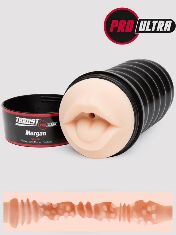 THRUST Pro Ultra Morgan Ribbed and Dotted Mouth Cup, Flesh Pink, hi-res