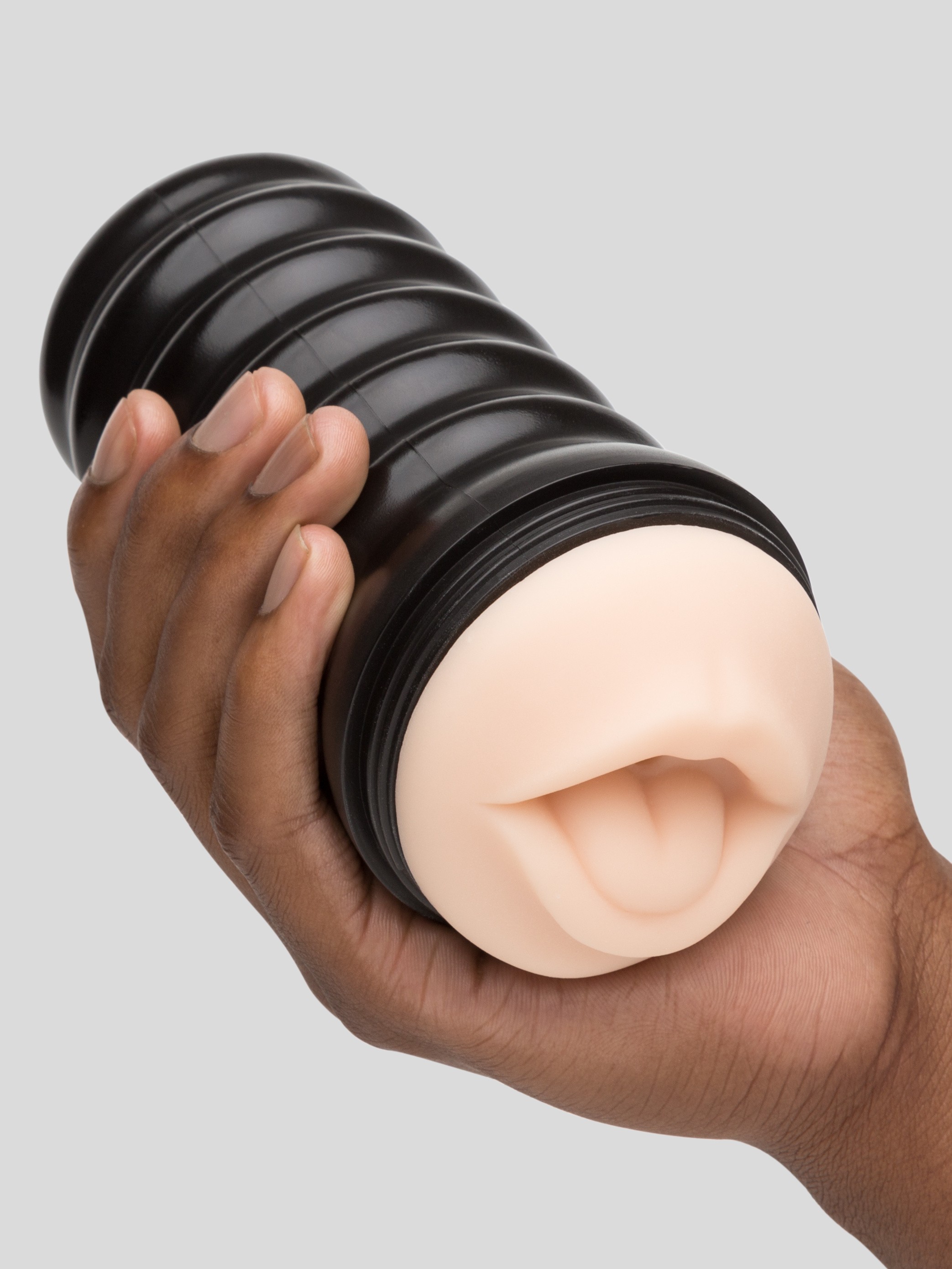 THRUST Pro Ultra Morgan Ribbed and Dotted Mouth Cup, Flesh Pink, hi-res