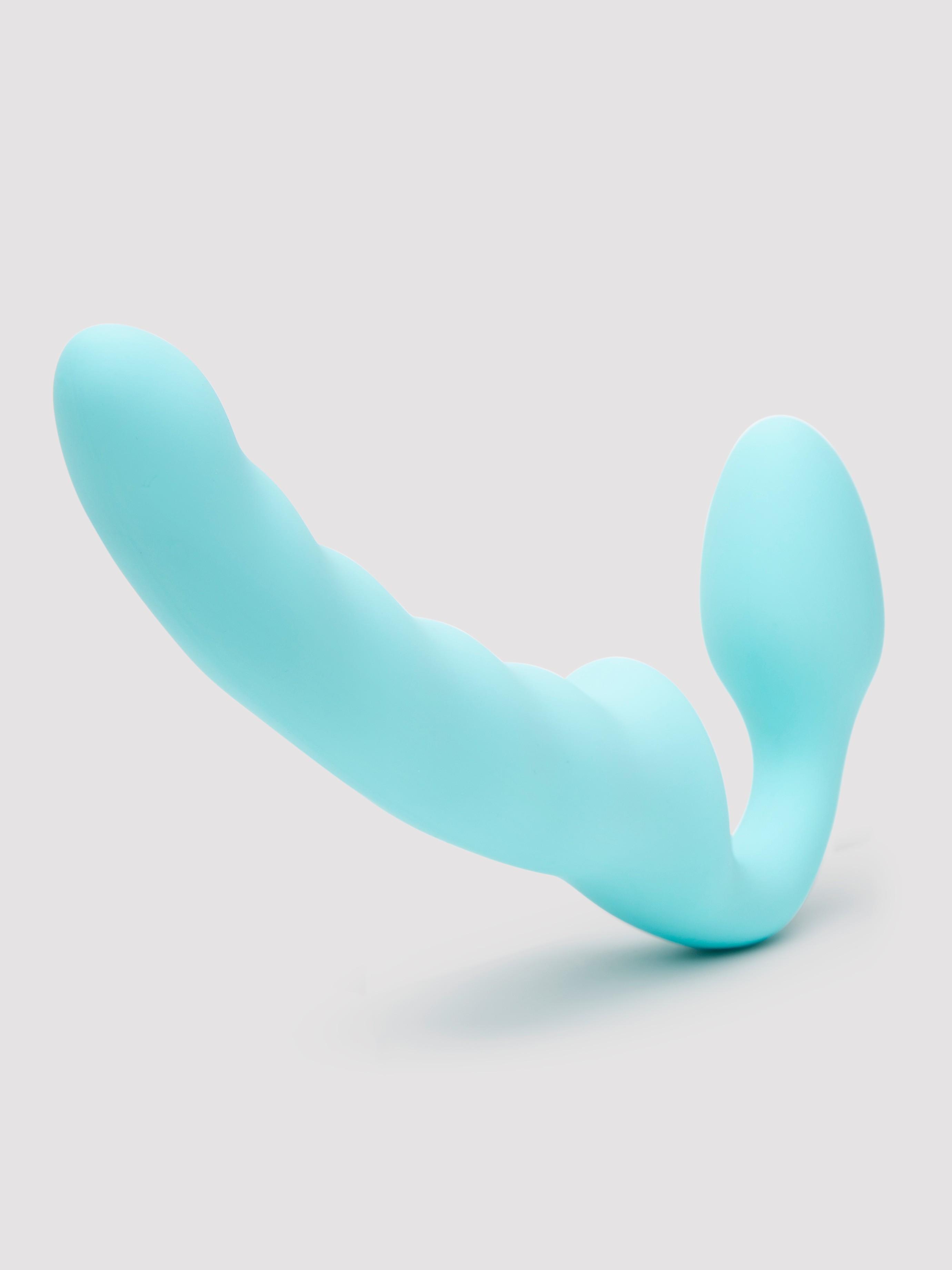 Lovehoney Posable Strapless Strap-On, Blue, hi-res