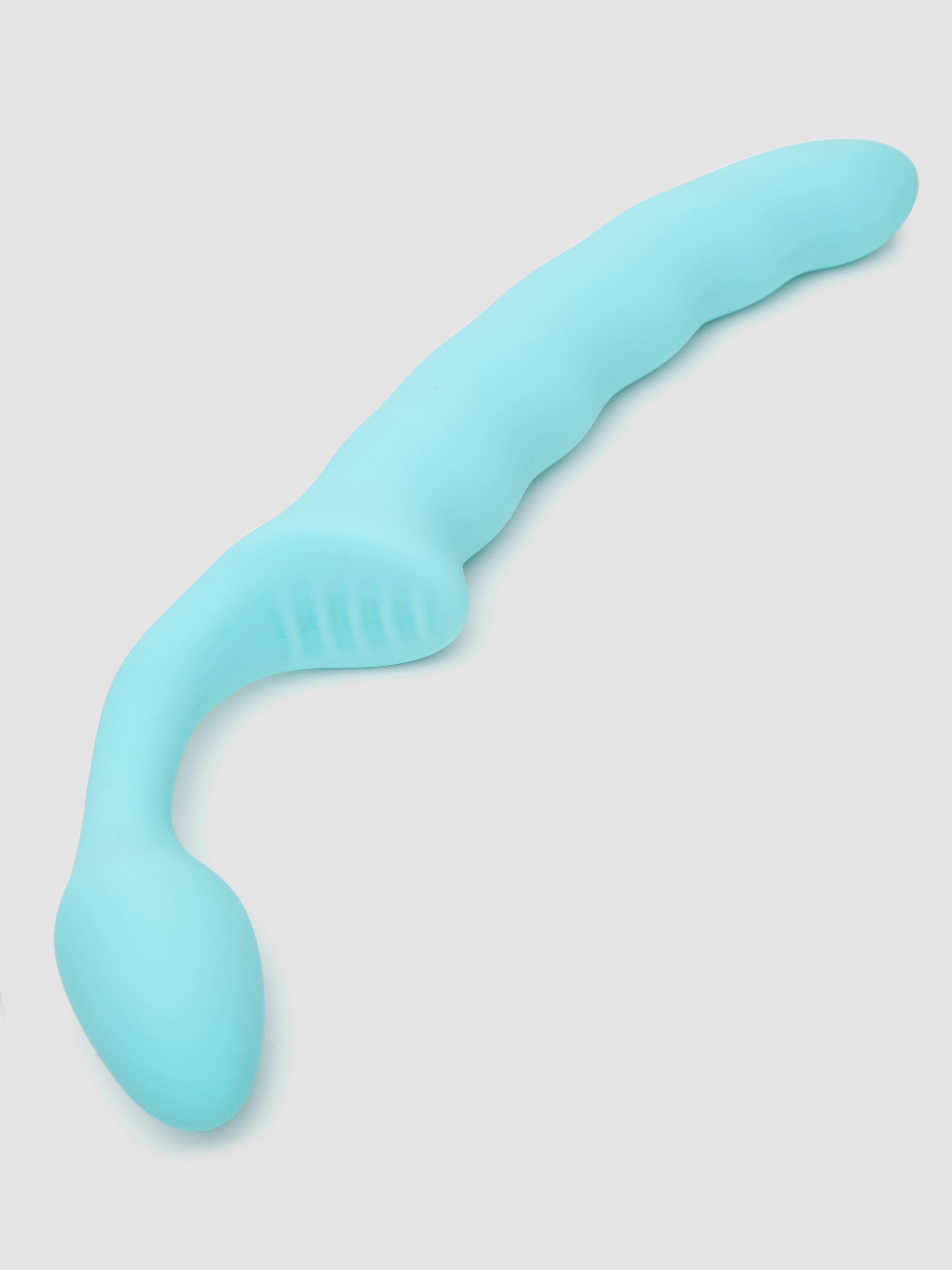 Lovehoney Posable Strapless Strap-On, Blue, hi-res