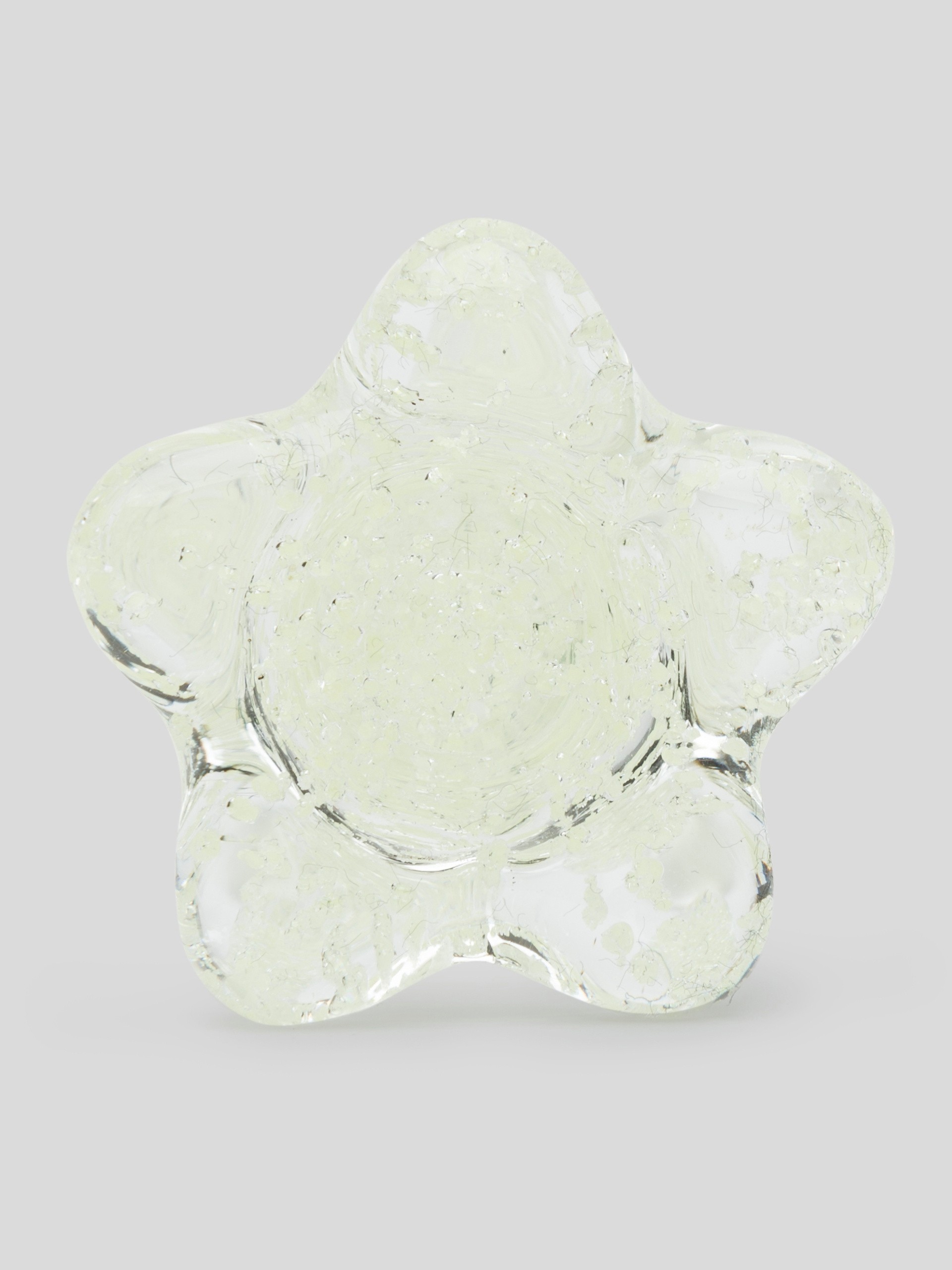 Lovehoney Sensual Glass Glow-in-the-Dark Butt Plug , Glow, hi-res