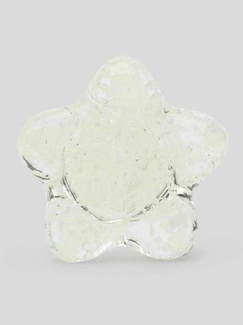 Lovehoney Sensual Glass Glow-in-the-Dark Butt Plug , Glow, hi-res