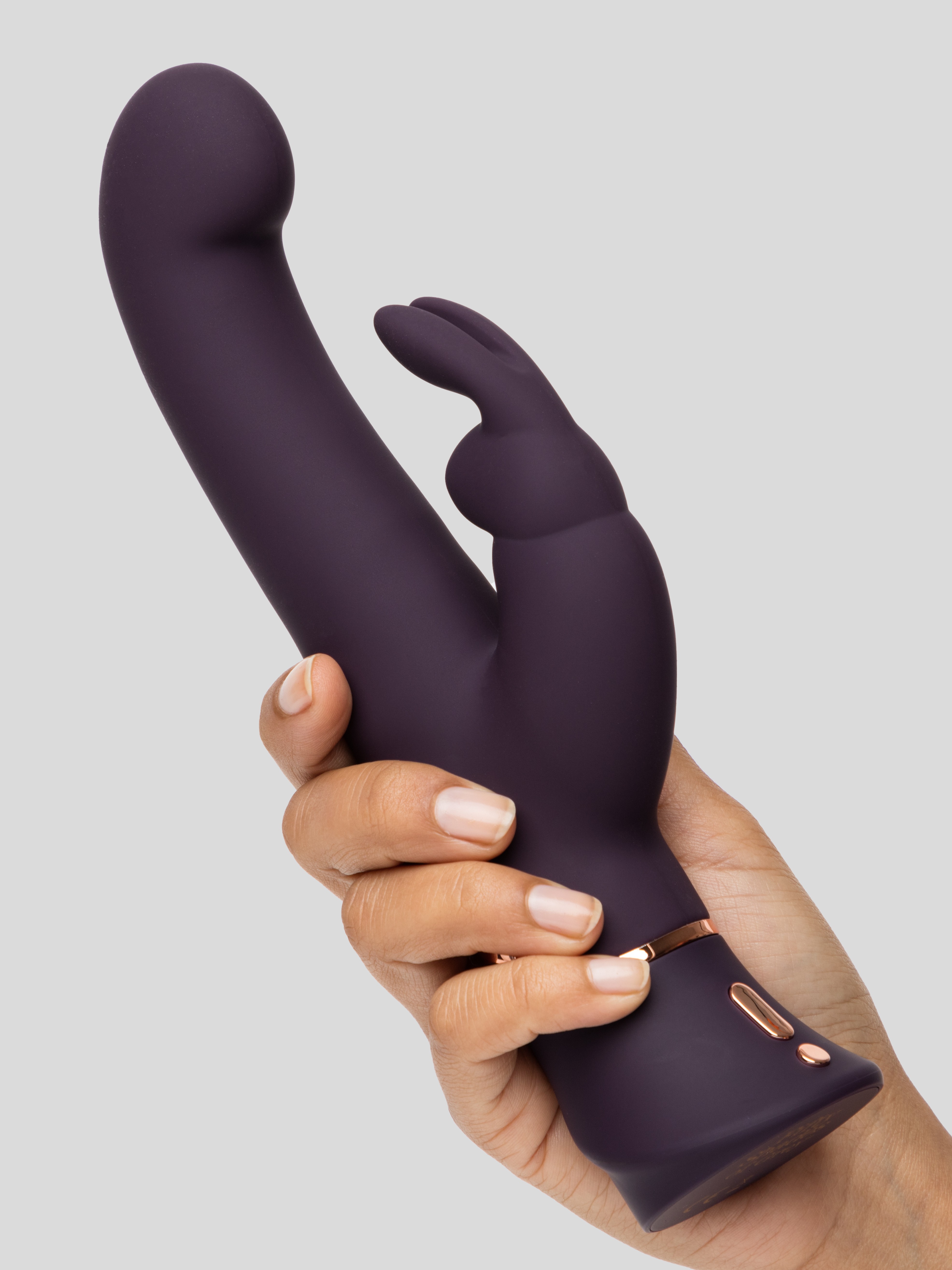 Fifty Shades of Grey Greedy Girl G-Spot Stroker Rabbit Vibrator, Purple, hi-res