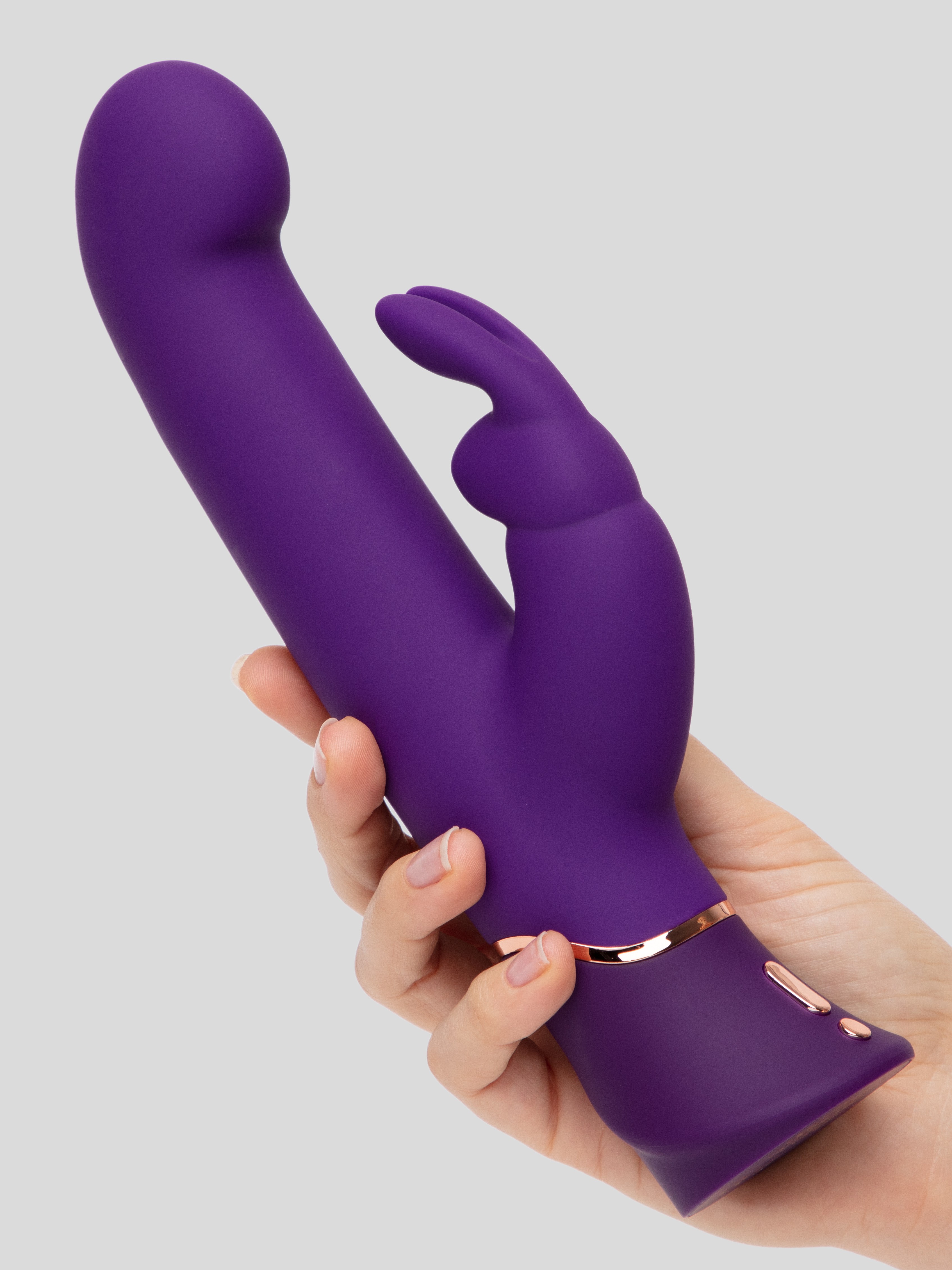 Fifty Shades of Grey Greedy Girl Power Motion Thrusting Rabbit Vibrator, Purple, hi-res
