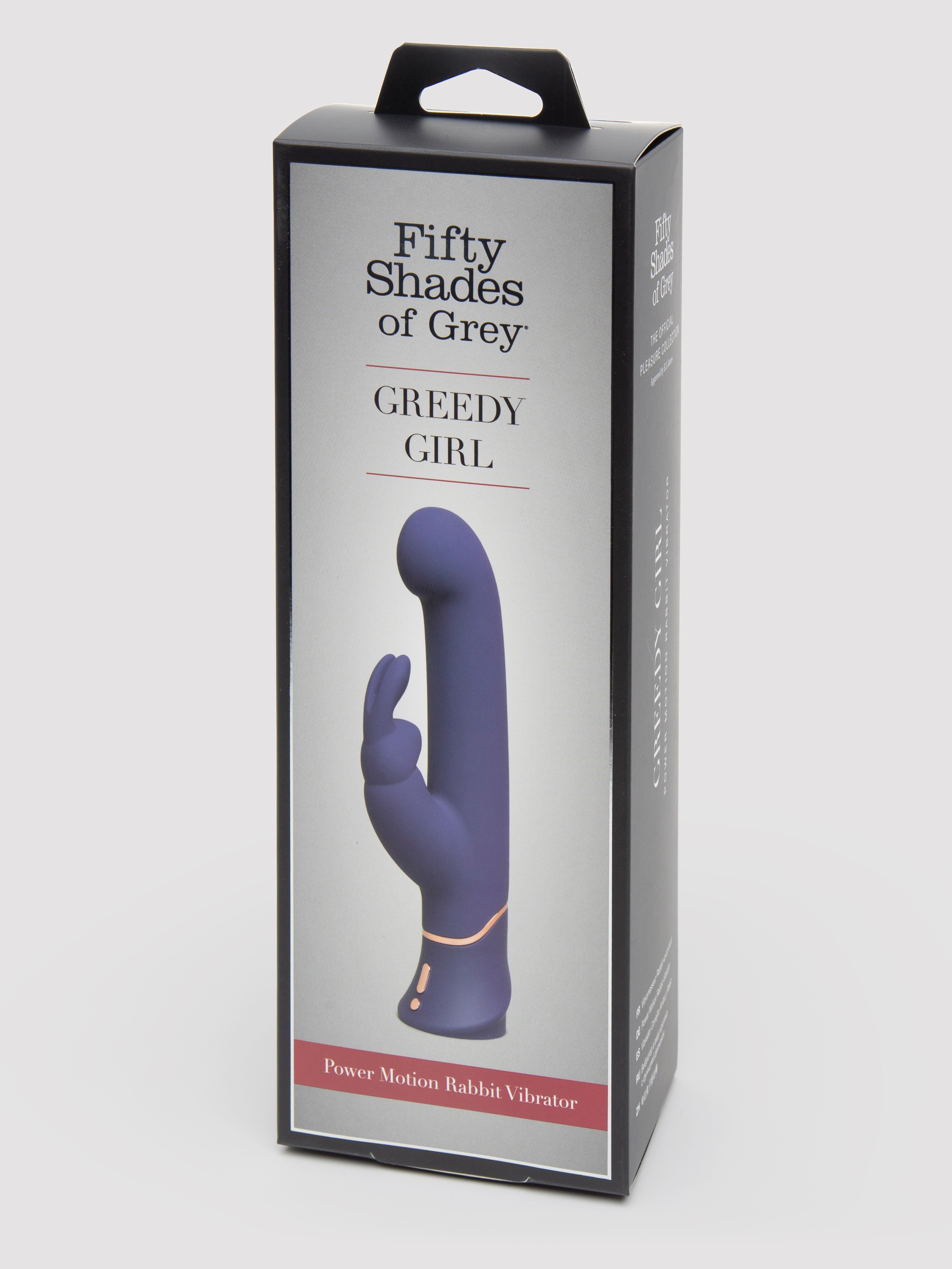 Fifty Shades of Grey Greedy Girl Power Motion Thrusting Rabbit Vibrator, Purple, hi-res