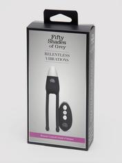 Fifty Shades of Grey Relentless Vibrations Remote Couple's Vibrator, Black, hi-res