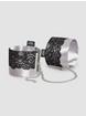 Fifty Shades of Grey Play Nice Satin and Lace Wrist Cuffs, Black, hi-res