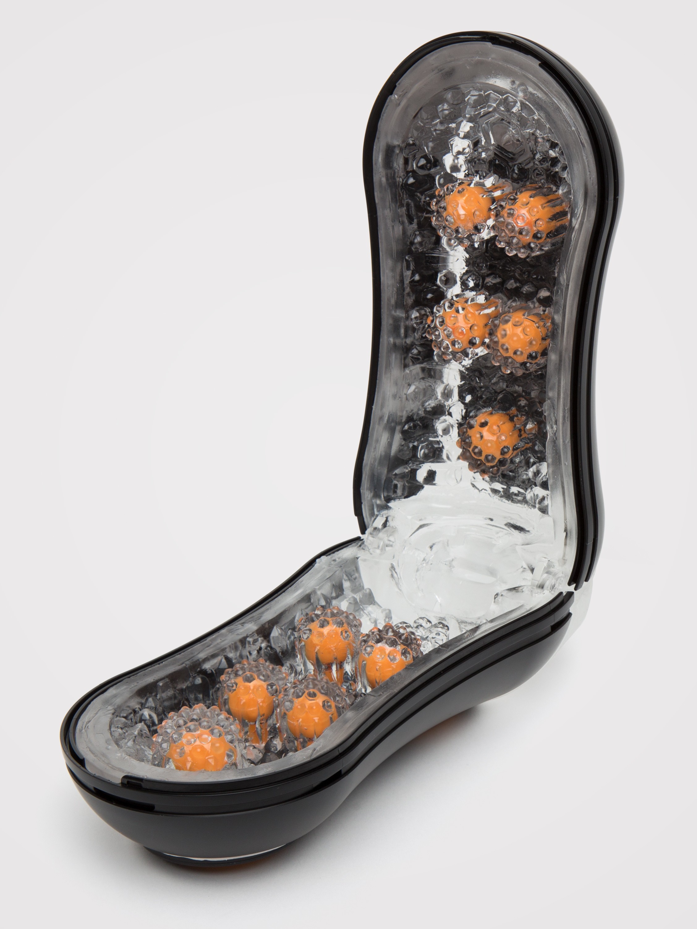 TENGA Flip Orb Strong Orange Crash Male Masturbator, Black, hi-res