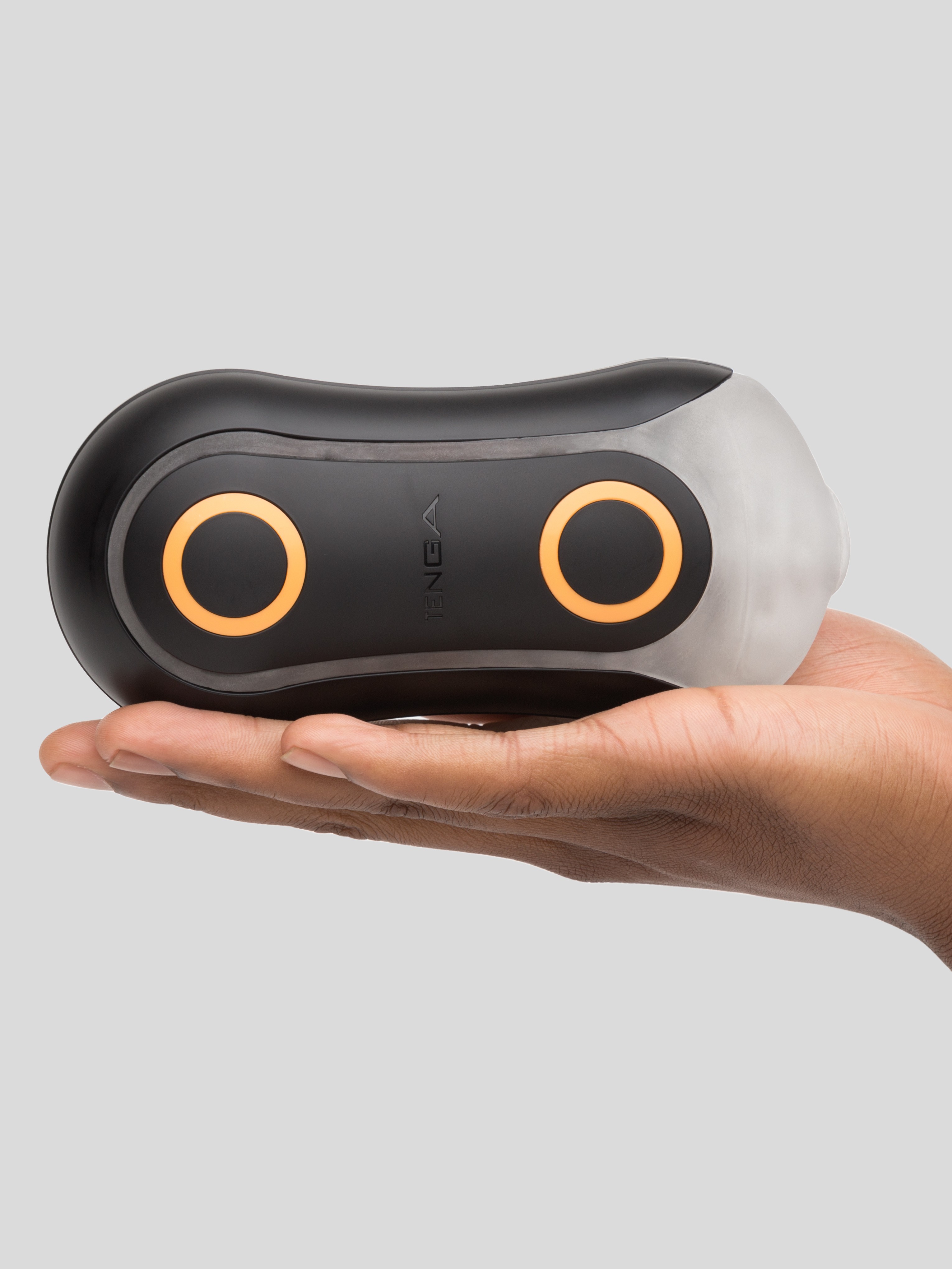 TENGA Flip Orb Strong Orange Crash Male Masturbator, Black, hi-res