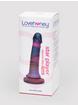 Lovehoney Super Soft Silicone Galaxy Dildo 7 Inch, Purple, hi-res