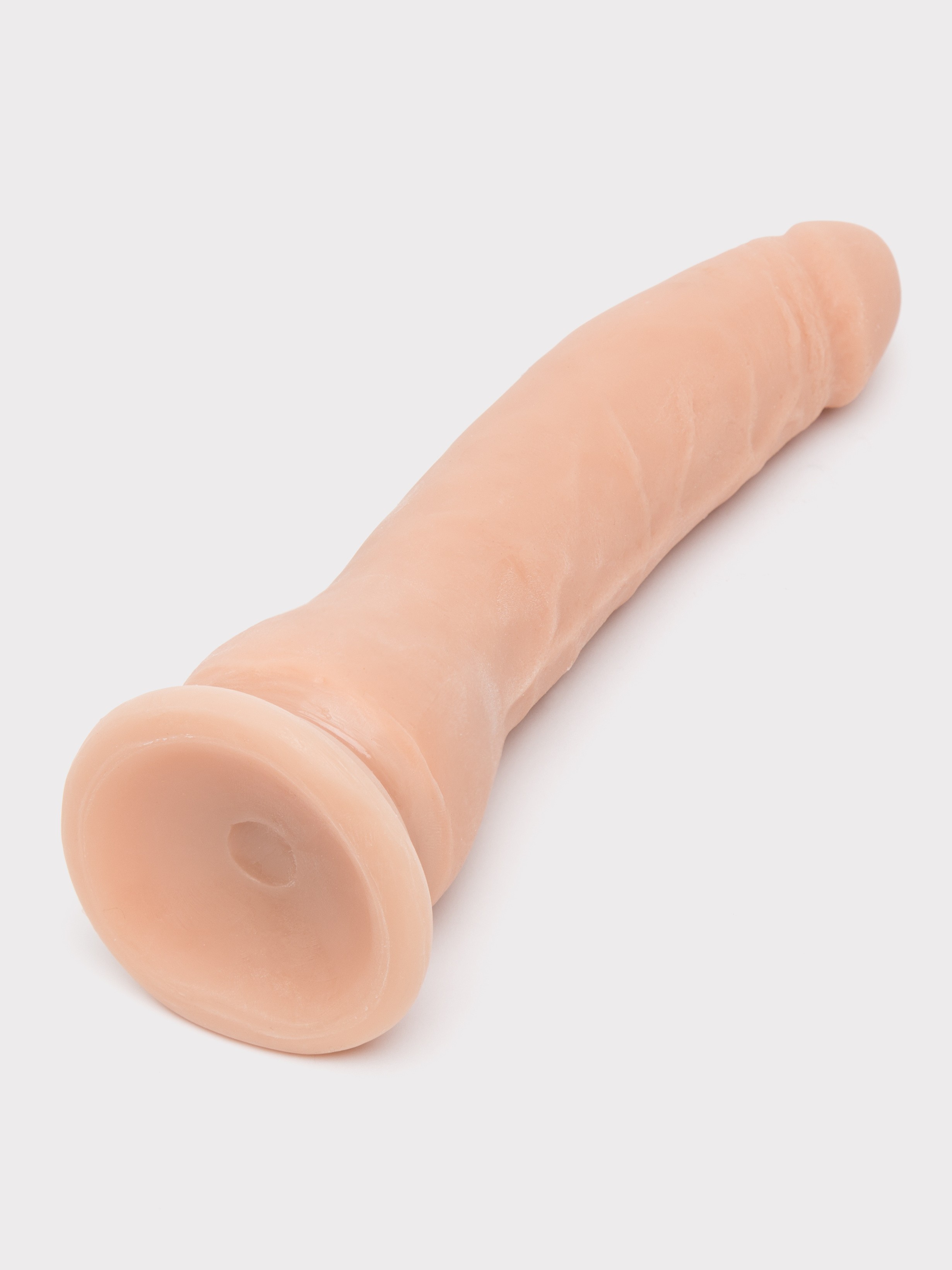 Doc Johnson The D Thin D Dual Density Realistic Dildo 7.5 Inch, Flesh Pink, hi-res