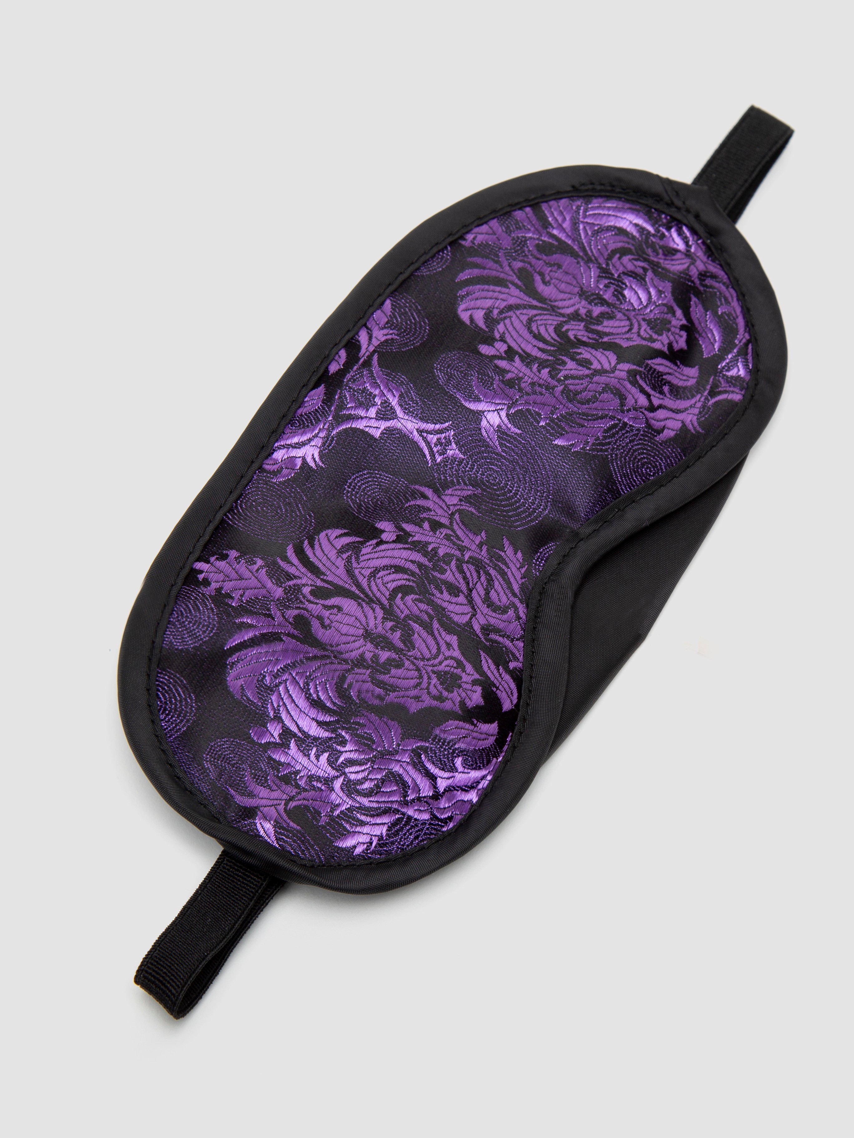 Bondage Boutique Violet Boudoir Blindfold , Purple, hi-res