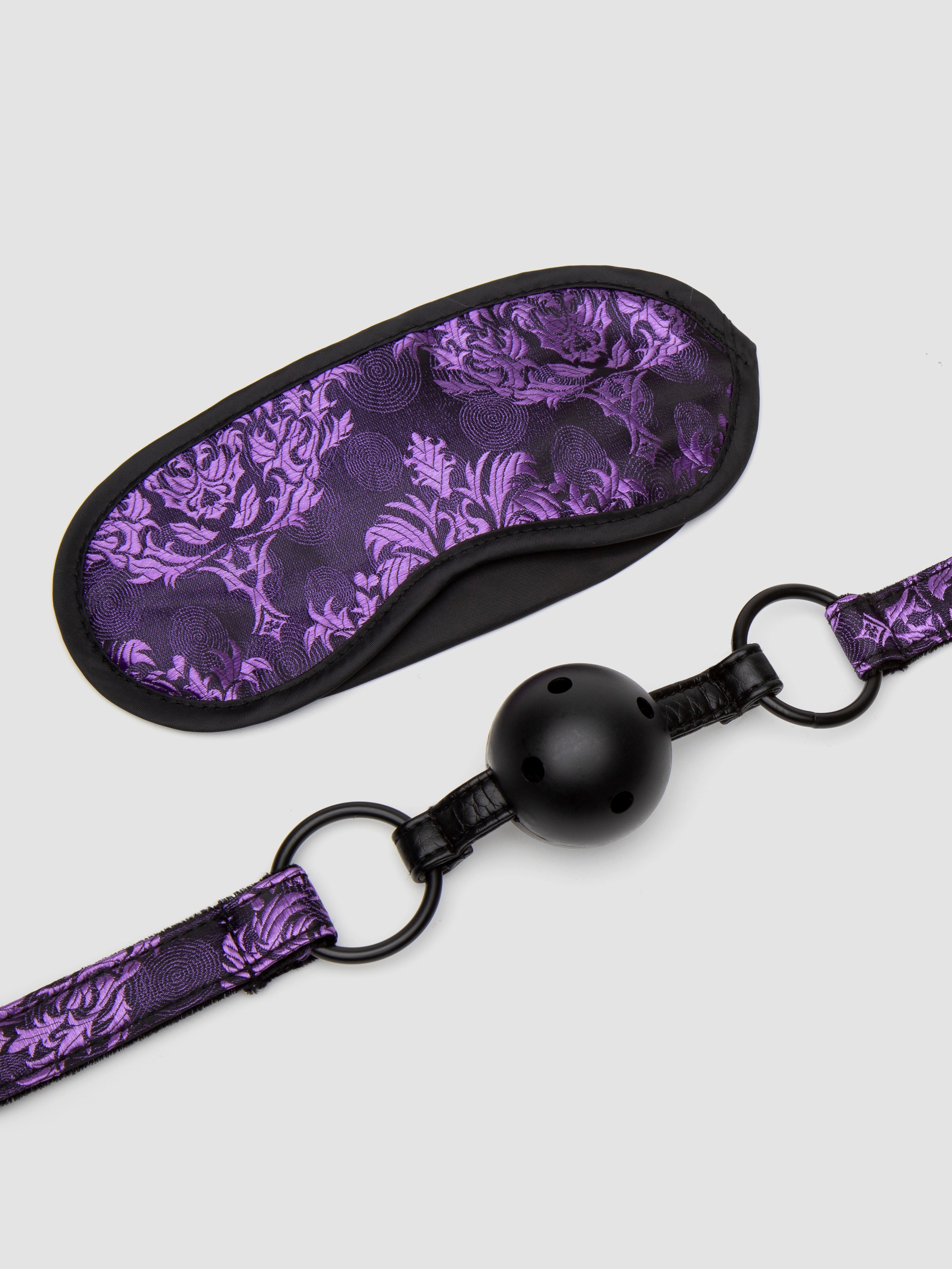 Bondage Boutique Violet Boudoir Bedroom Bondage Kit (4 Piece), Purple, hi-res