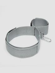 Silver Seduction Thigh, Wrist and Ankle Restraint, Grey, hi-res