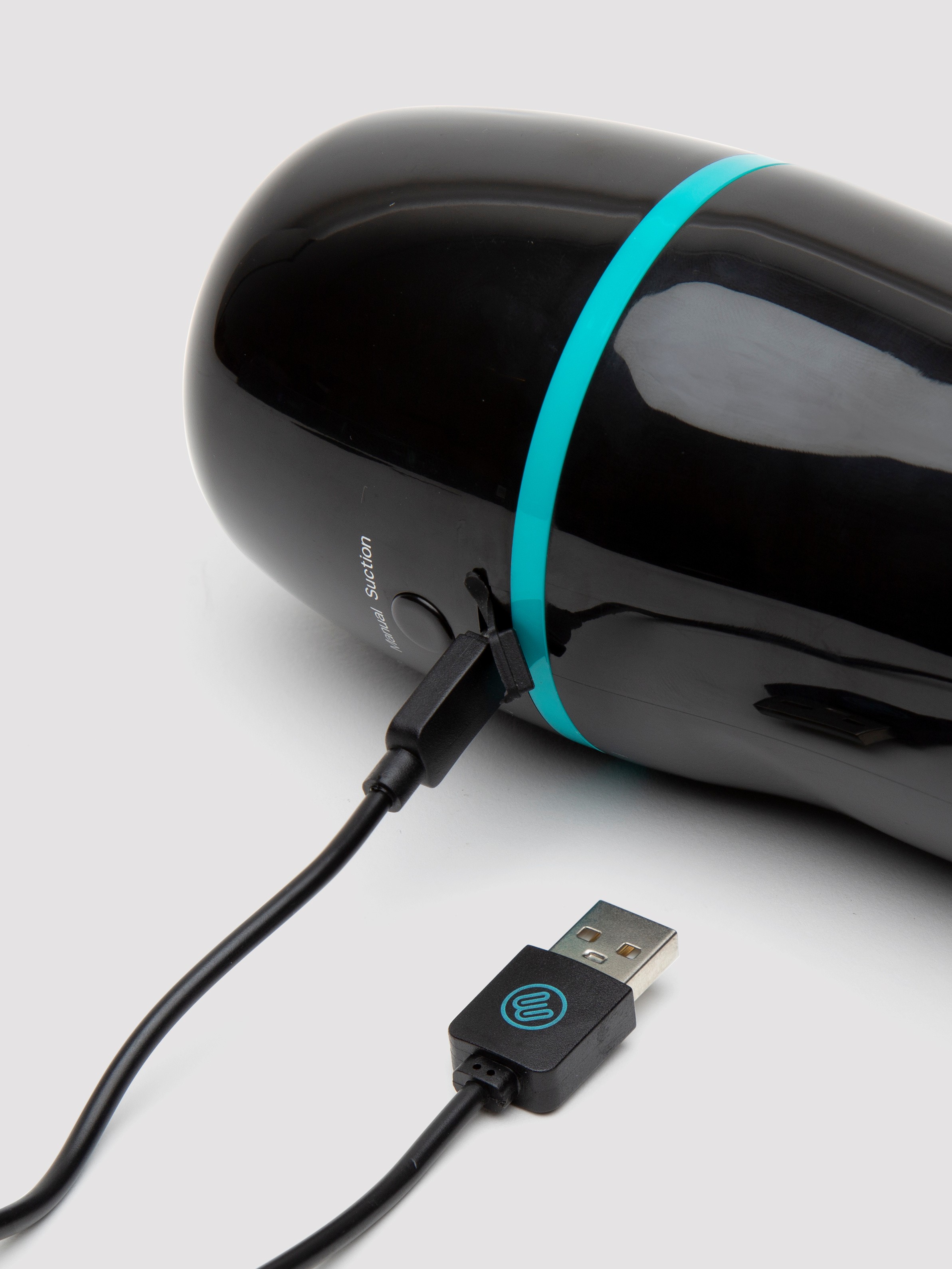 Blowmotion Real-Feel Blowjob Suction Masturbator, Black, hi-res