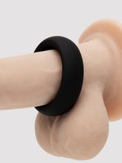 Lovehoney Power Player Silicone Cock Ring, Black, hi-res