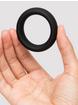 Lovehoney Power Player Silicone Cock Ring, Black, hi-res