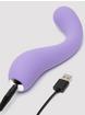 Vibromasseur point G luxe rechargeable silicone, Lovehoney, Violet, hi-res