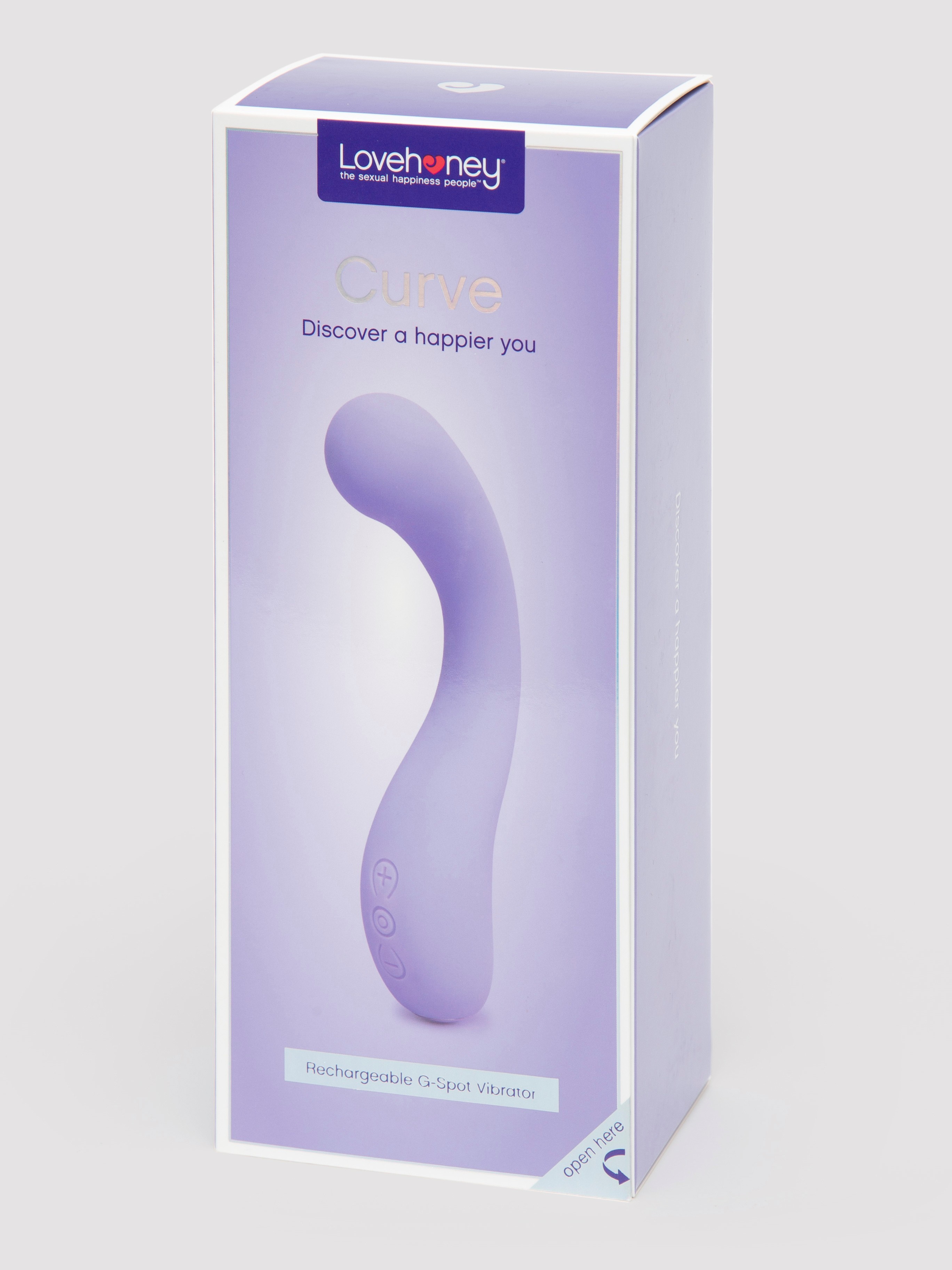 Lovehoney Luxury Rechargeable Silicone G-Spot Vibrator, Purple, hi-res