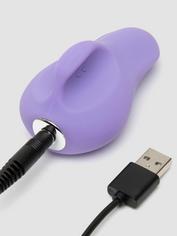 Lovehoney Luxury 12 Function Rechargeable Silicone Clitoral Vibrator, Purple, hi-res