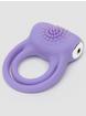 Lovehoney Luxury 12 Function Rechargeable Silicone Love Ring, Purple, hi-res