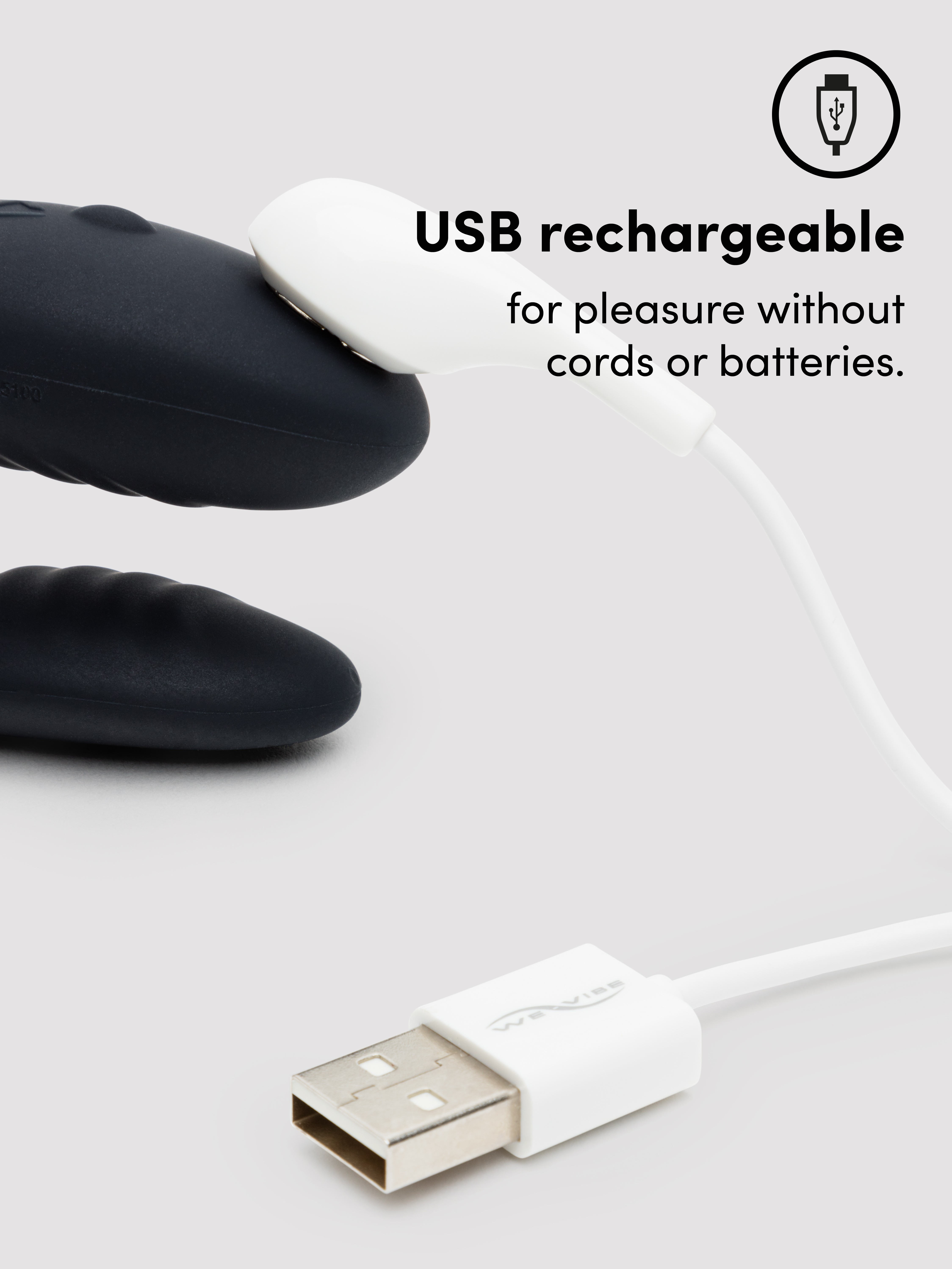 We-Vibe X Lovehoney Limited Edition Remote Control Couple's Vibrator, Black, hi-res