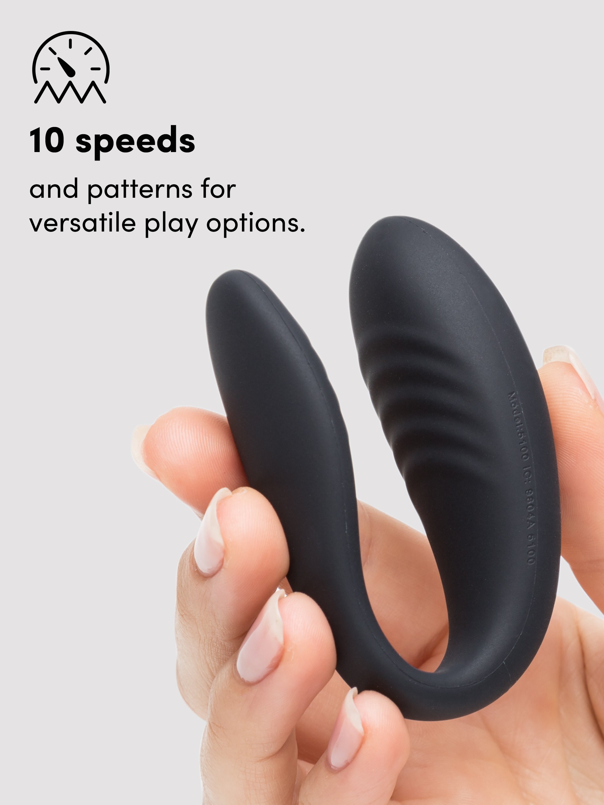 We-Vibe X Lovehoney Limited Edition Remote Control Couple's Vibrator, Black, hi-res