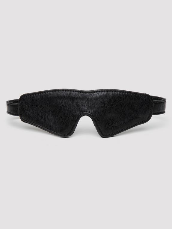Fifty Shades of Grey Bound to You Faux Leather Blindfold, Black, hi-res