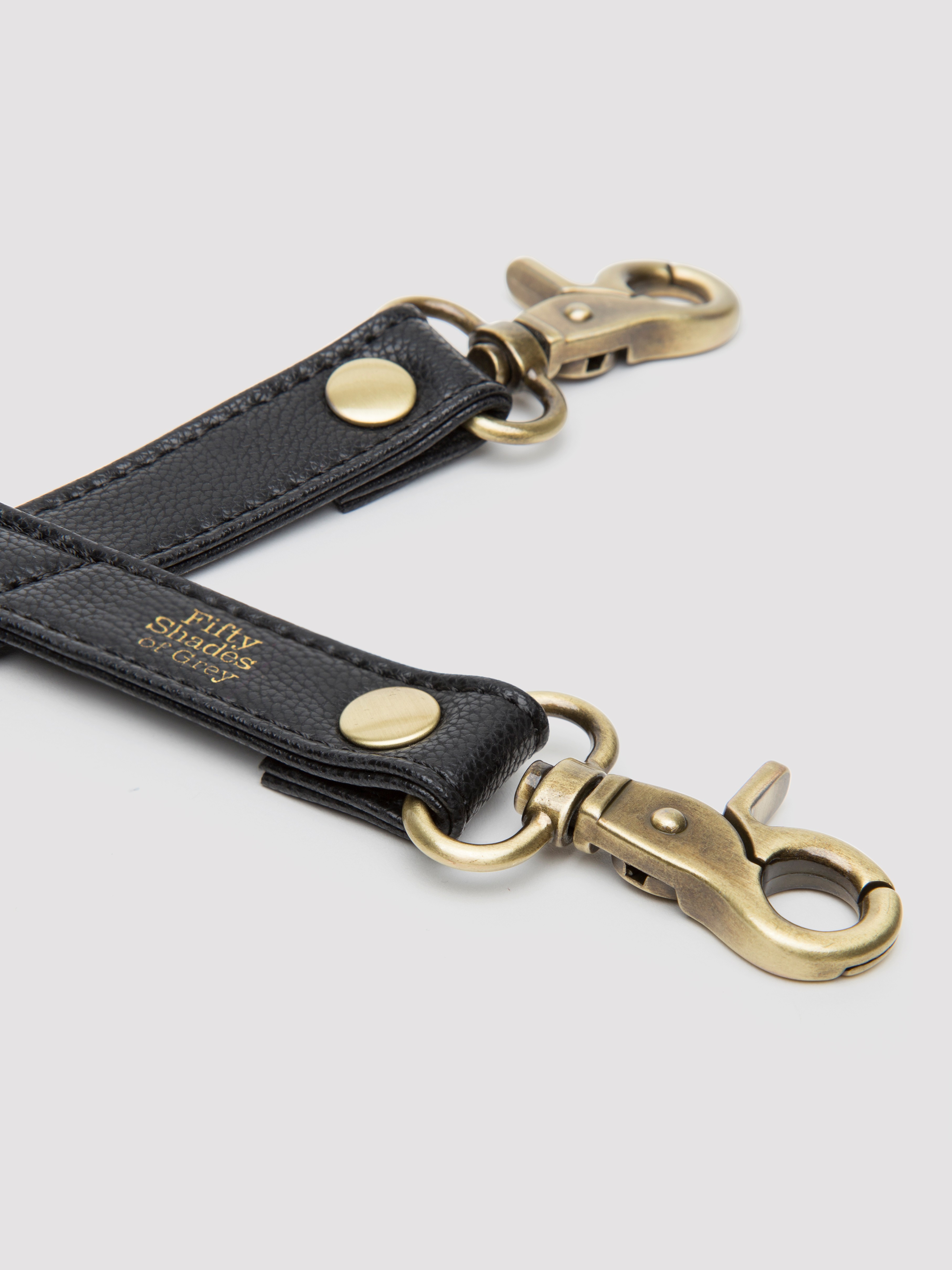 Fifty Shades of Grey Bound to You Faux Leather Hogtie, Black, hi-res