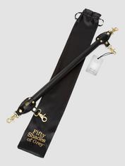 Fifty Shades of Grey Bound to You Faux Leather Spreader Bar, Black, hi-res