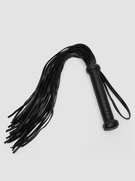 Fifty Shades of Grey Bound to You Faux Leather Flogger , Black, hi-res