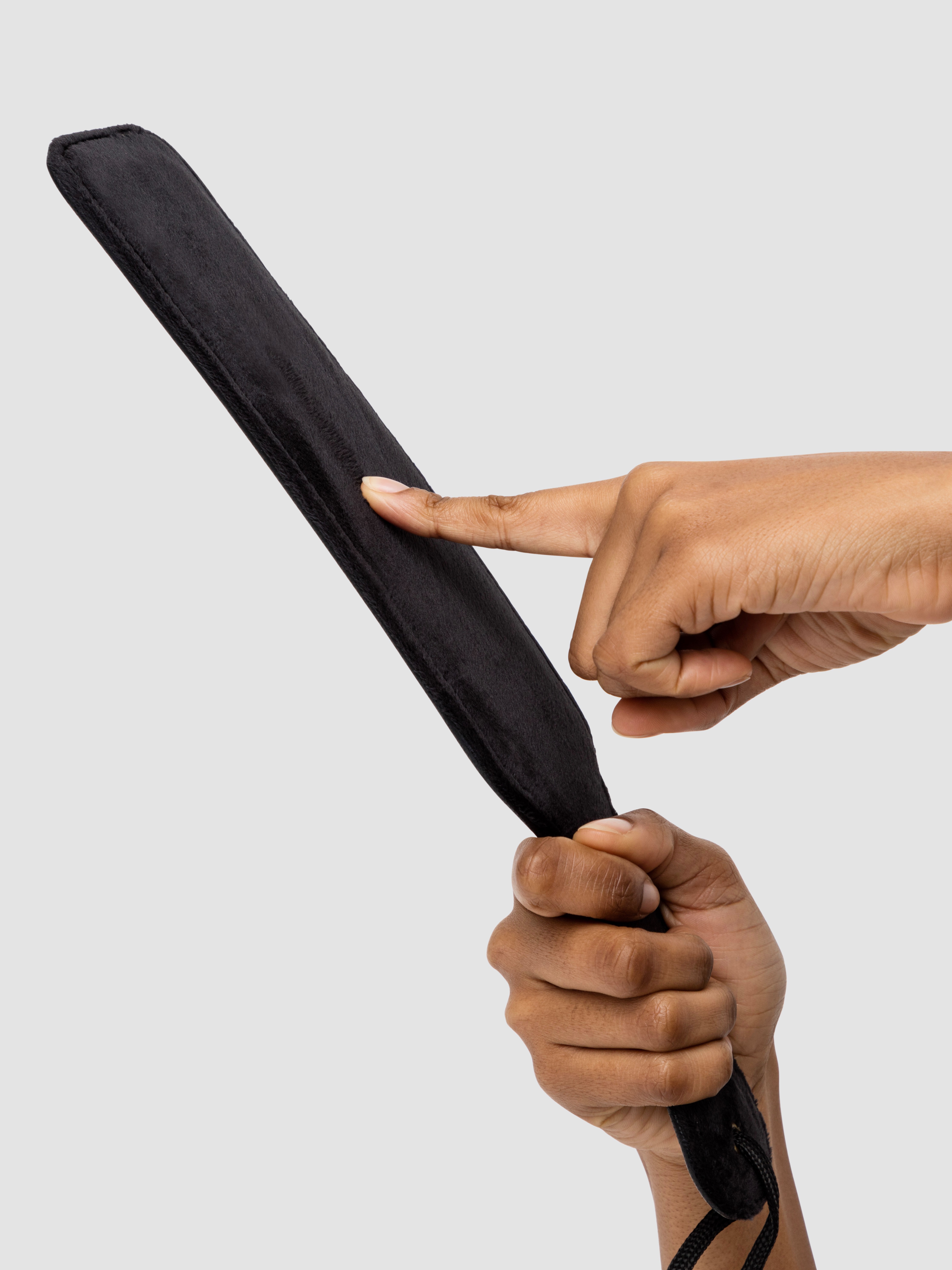 Fifty Shades of Grey Bound to You Faux Leather Spanking Paddle, Black, hi-res