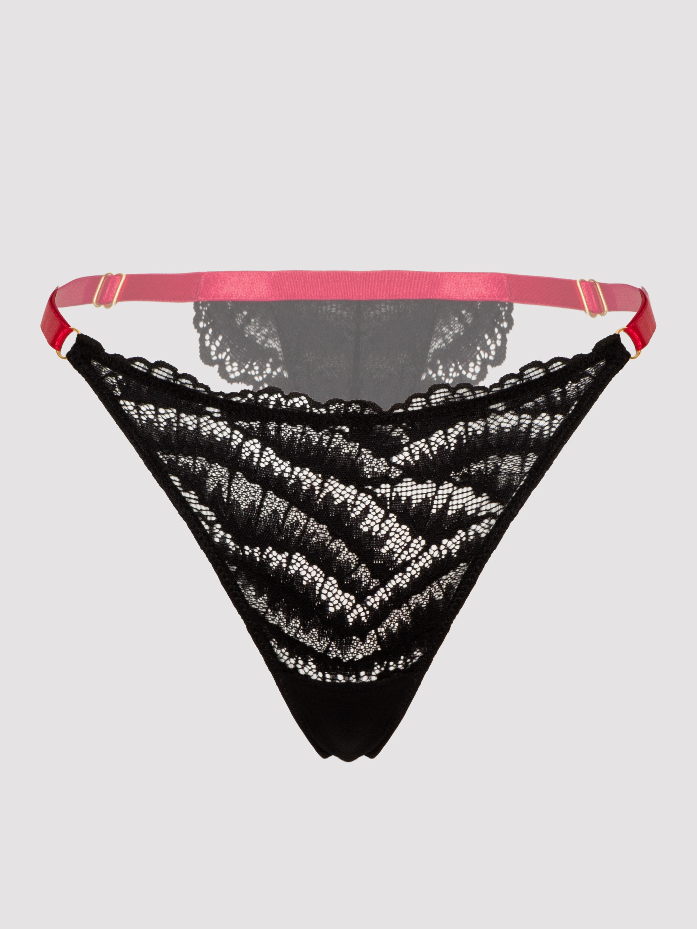 Lovehoney Empress Red Satin and Lace Chemise Set, Red, hi-res