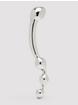 Pleasure Wand Stainless Steel Beaded Dildo , Silver, hi-res