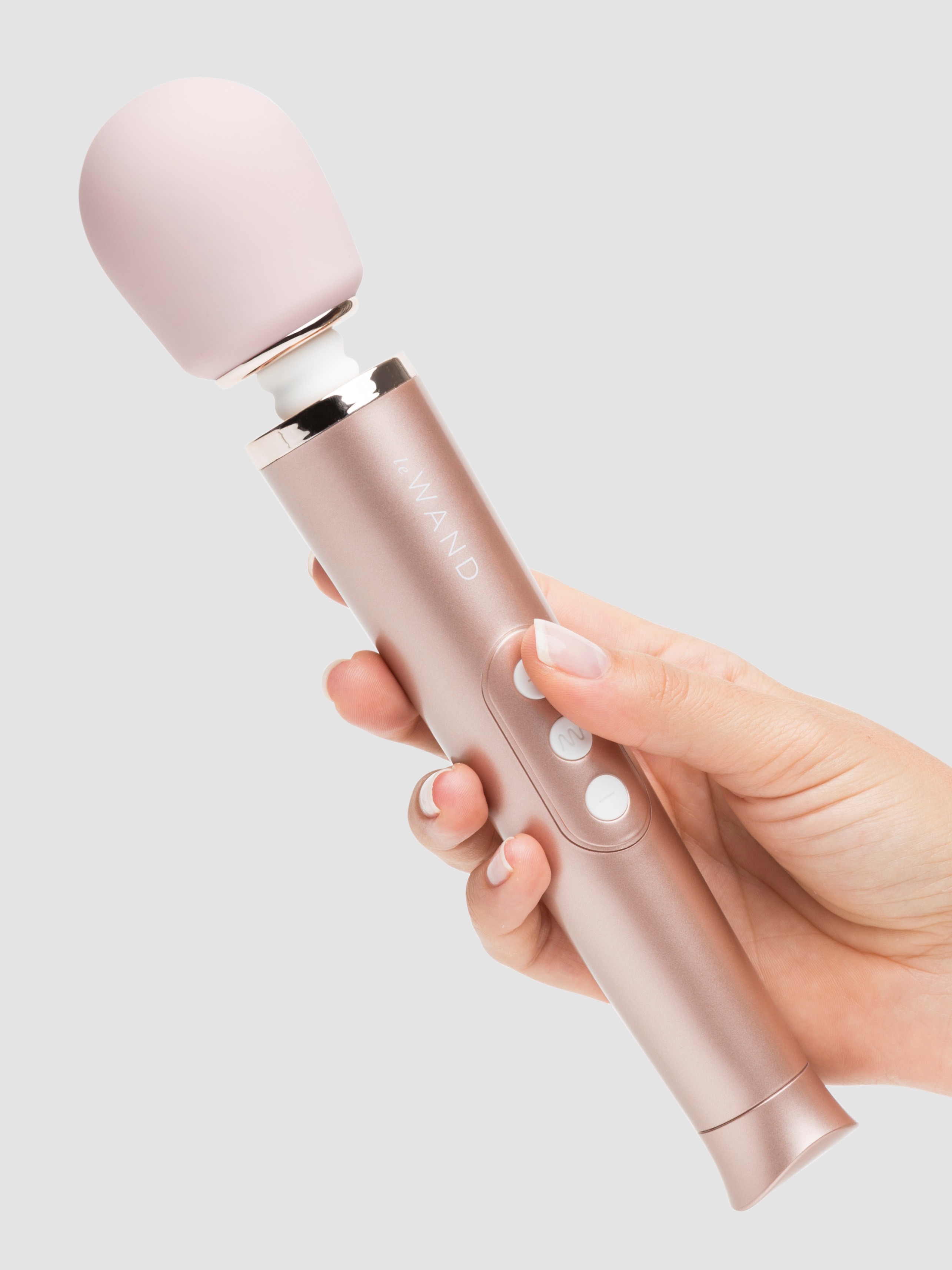 Le Wand Petite Mini Rechargeable Massage Wand Vibrator , Pink, hi-res