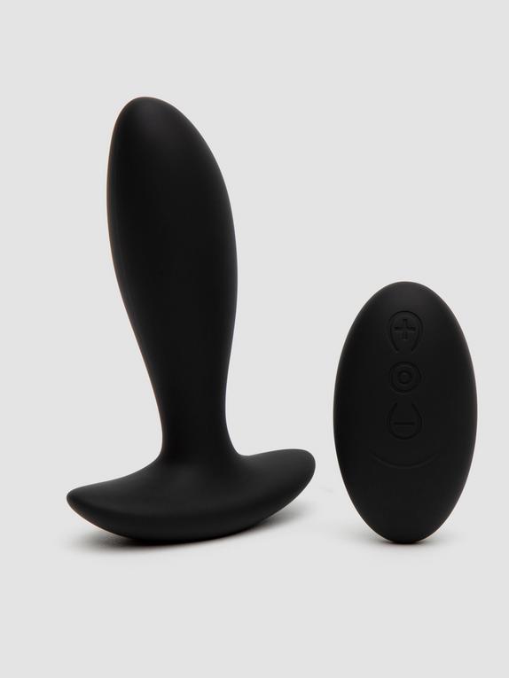 Plug anal vibrant luxe télécommandé rechargeable, Desire, Noir, hi-res