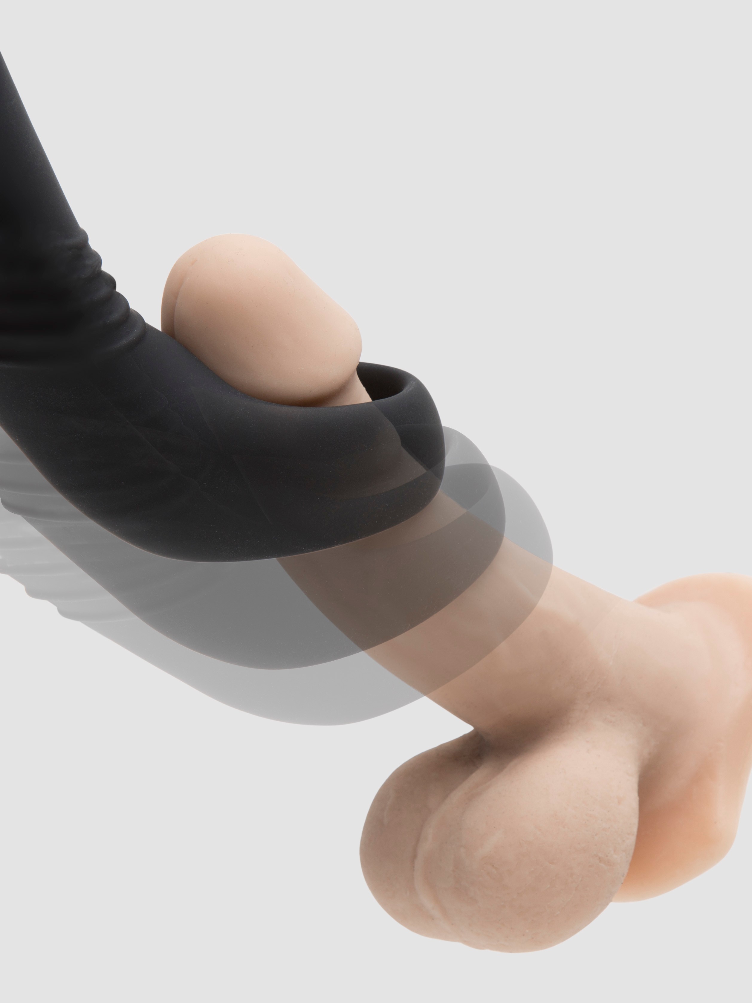 Desire Luxury 20 Function Vibrating Male Stroker, Black, hi-res