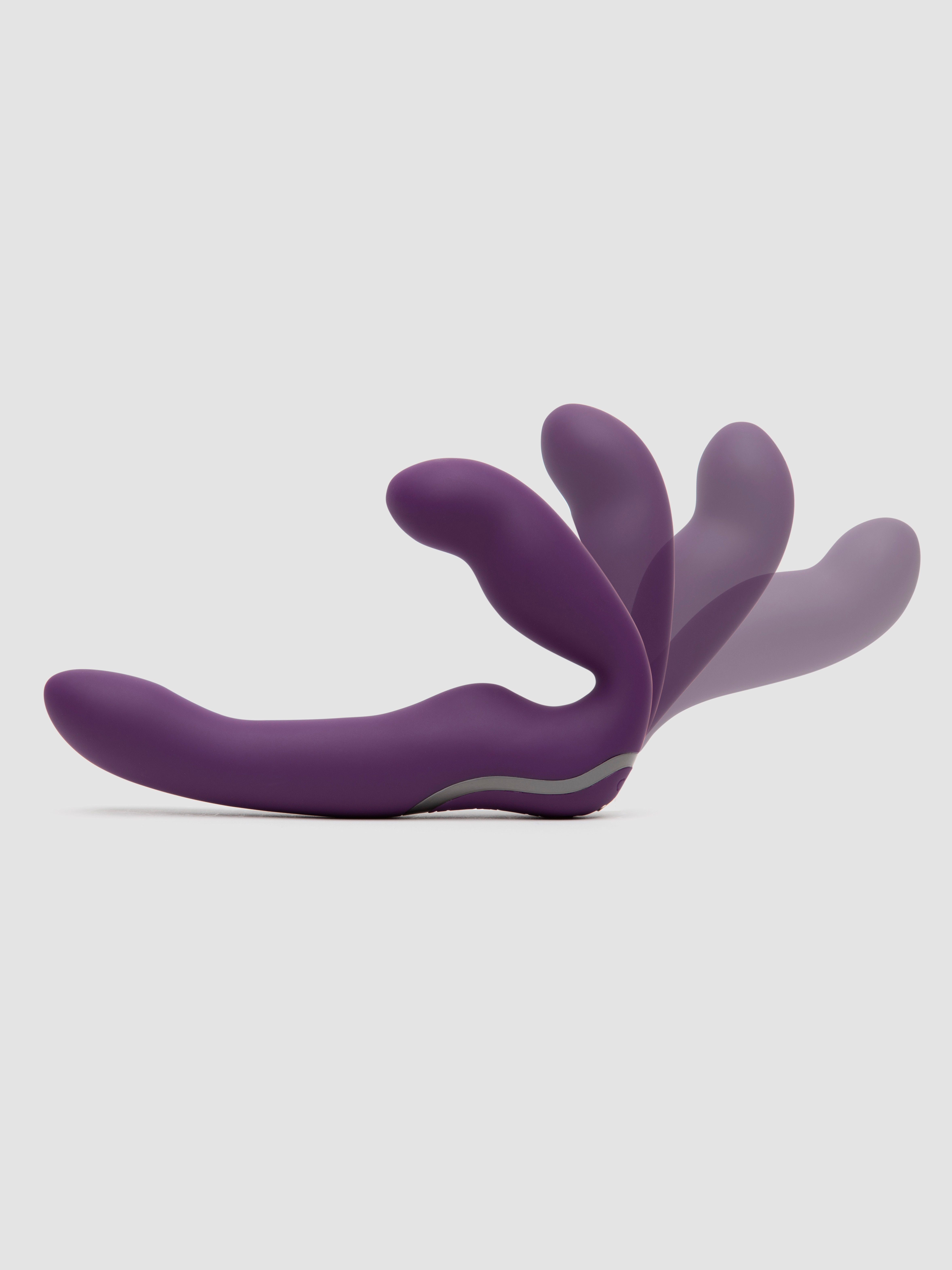 Desire Luxury Rechargeable Remote Control Strapless Strap-On, Purple, hi-res